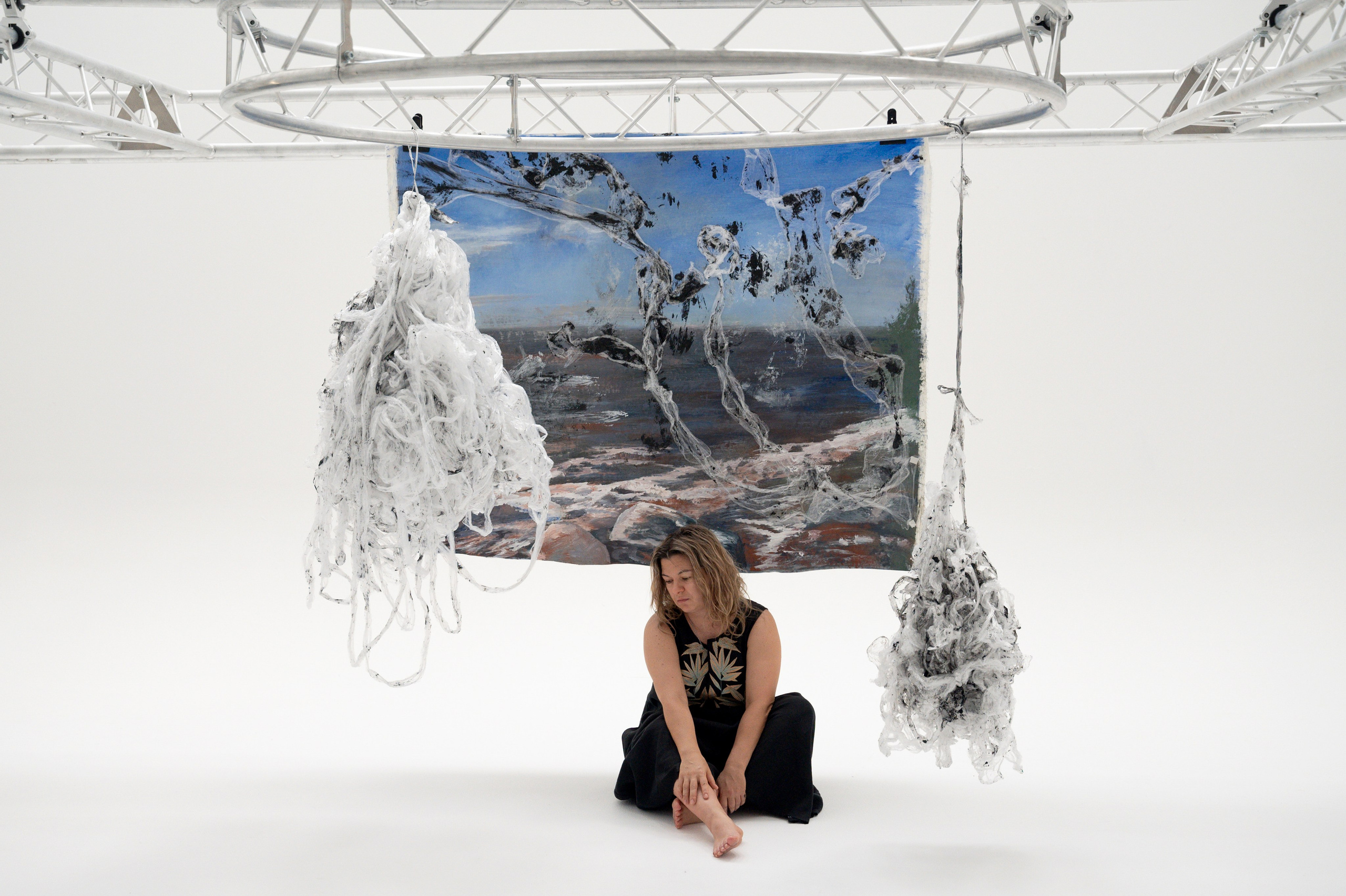 Фотосессия художника и его работ. Фотограф Юлия Кондратьева