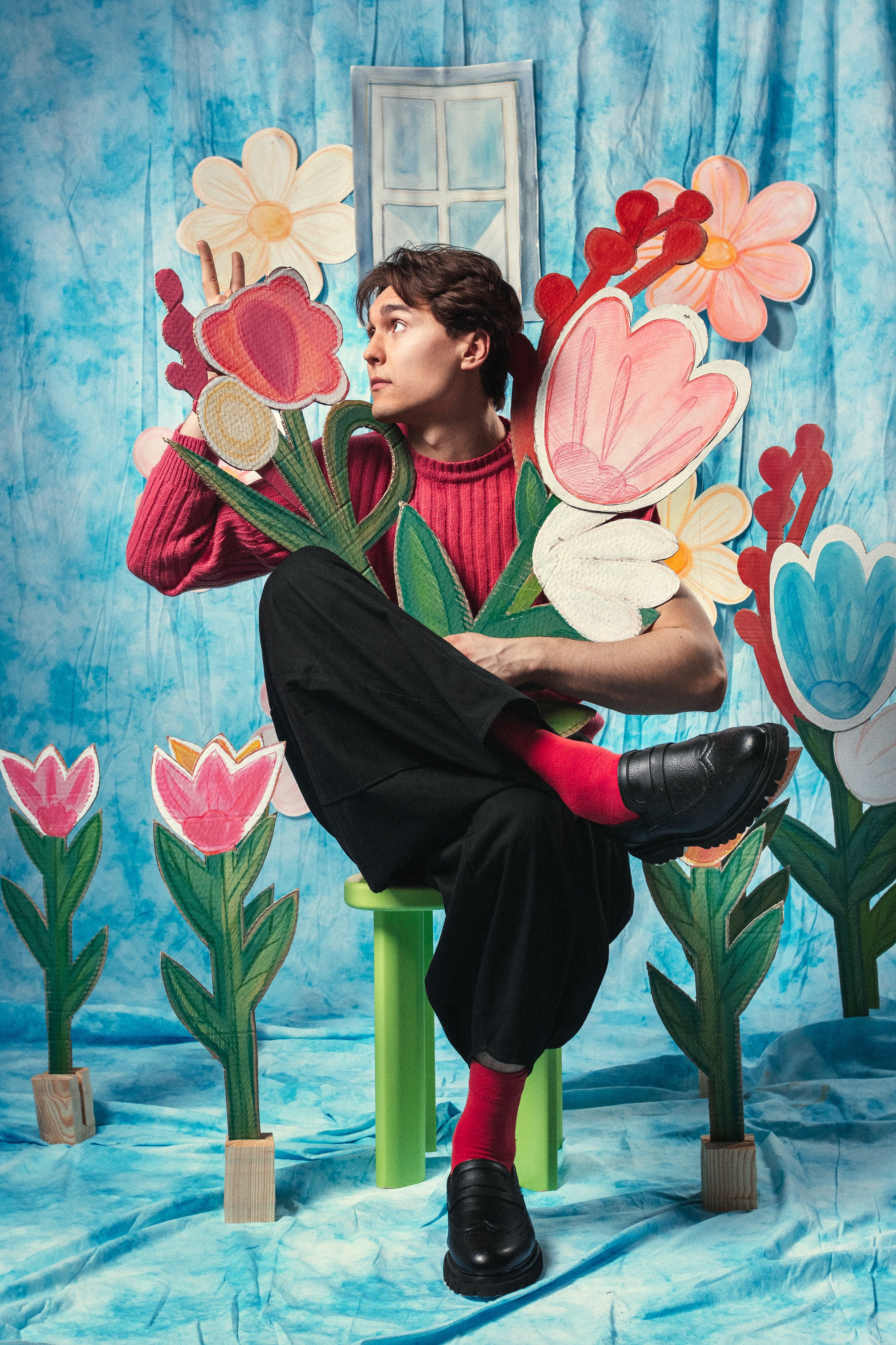 Картонные цветы. Светлана Аброщикова