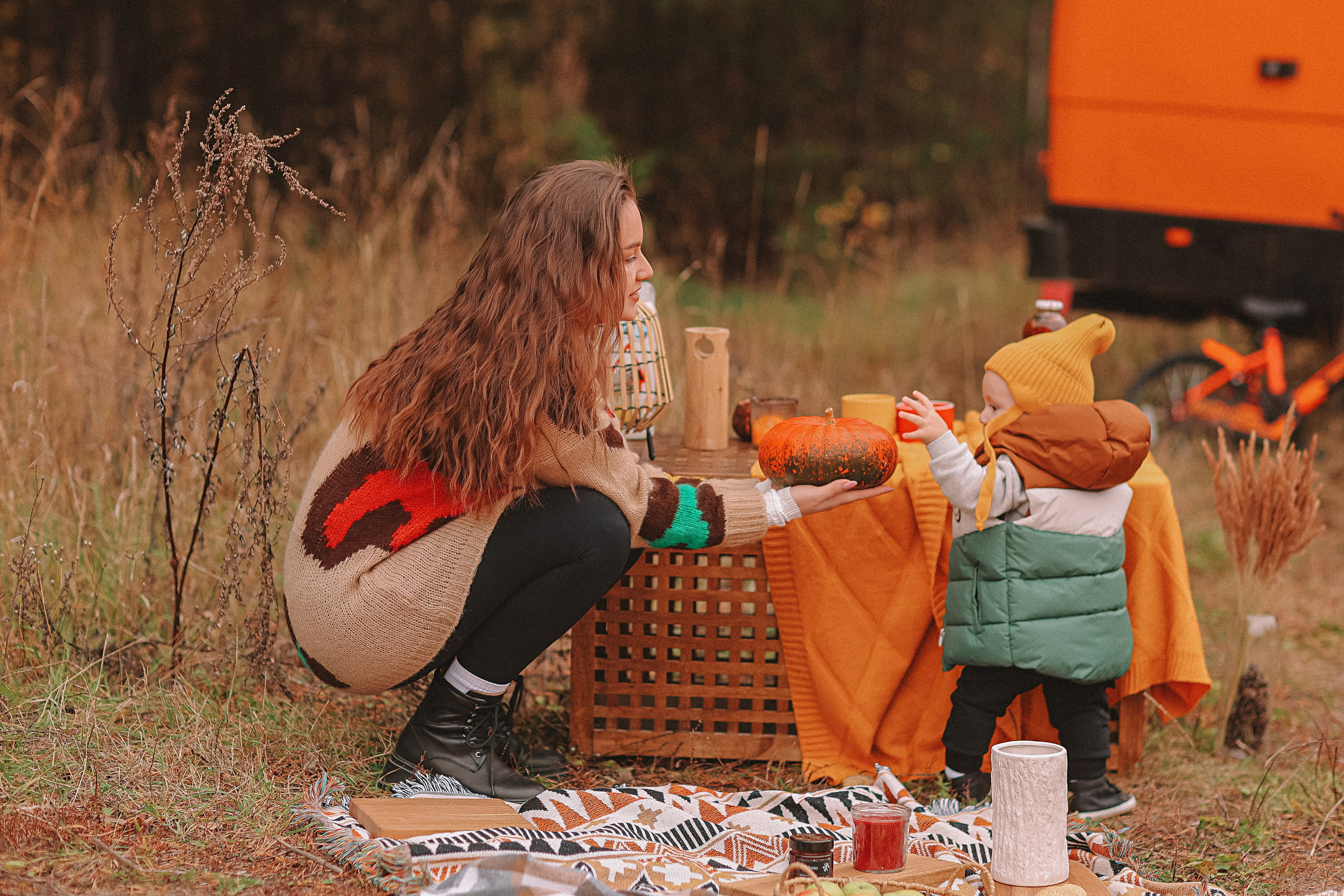 Бус/кемпер. Семейный фотограф Тюмень, фотограф на роды Салмина Мария