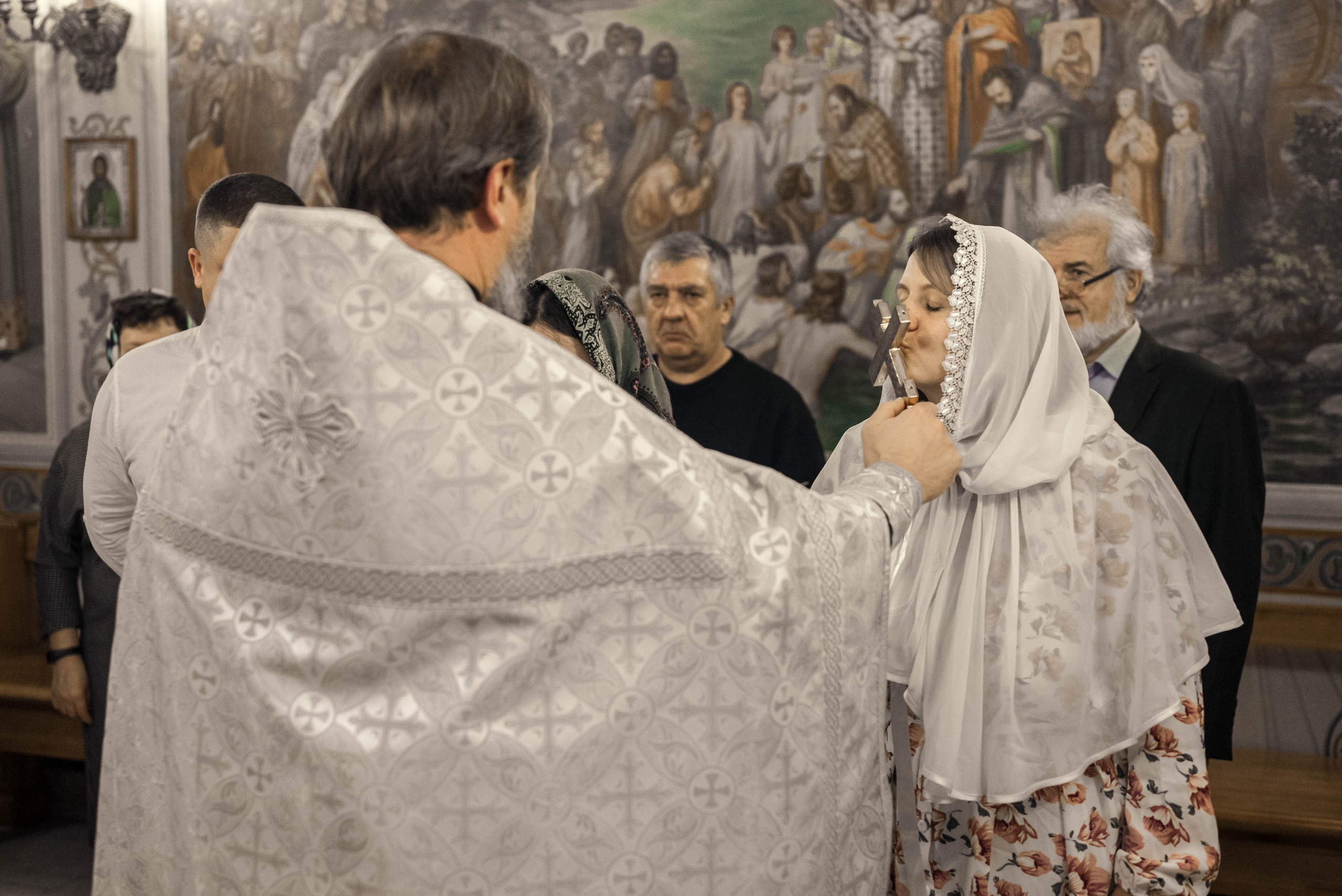 Крещение (мама Регина). Семейный и детский фотограф Москва