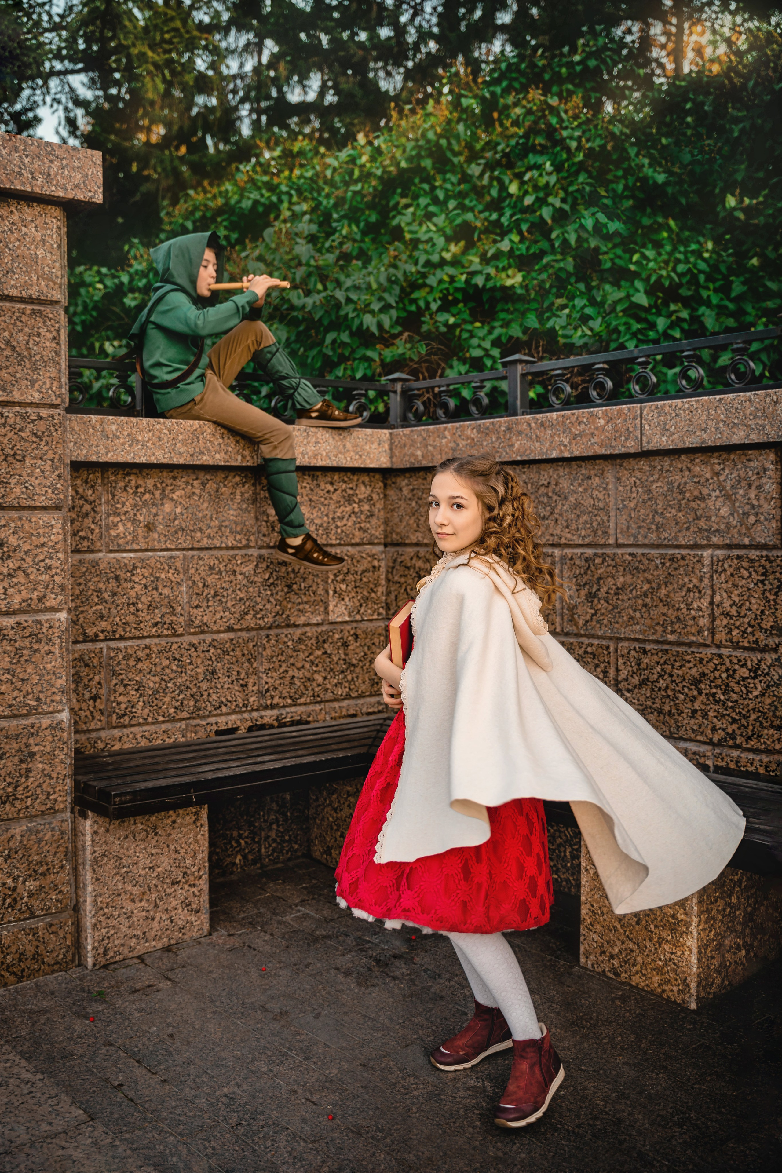 Принцесса и музыкант. Фотограф Валентина Полунина