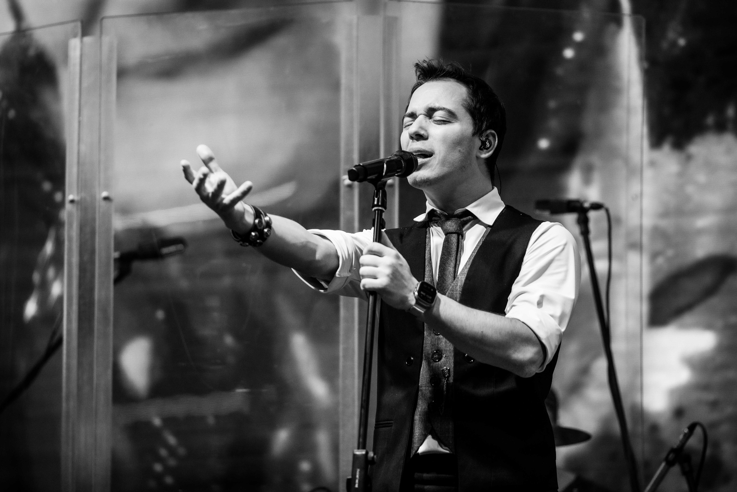 Концертное. ЧБ Фотограф Ольга Лесли