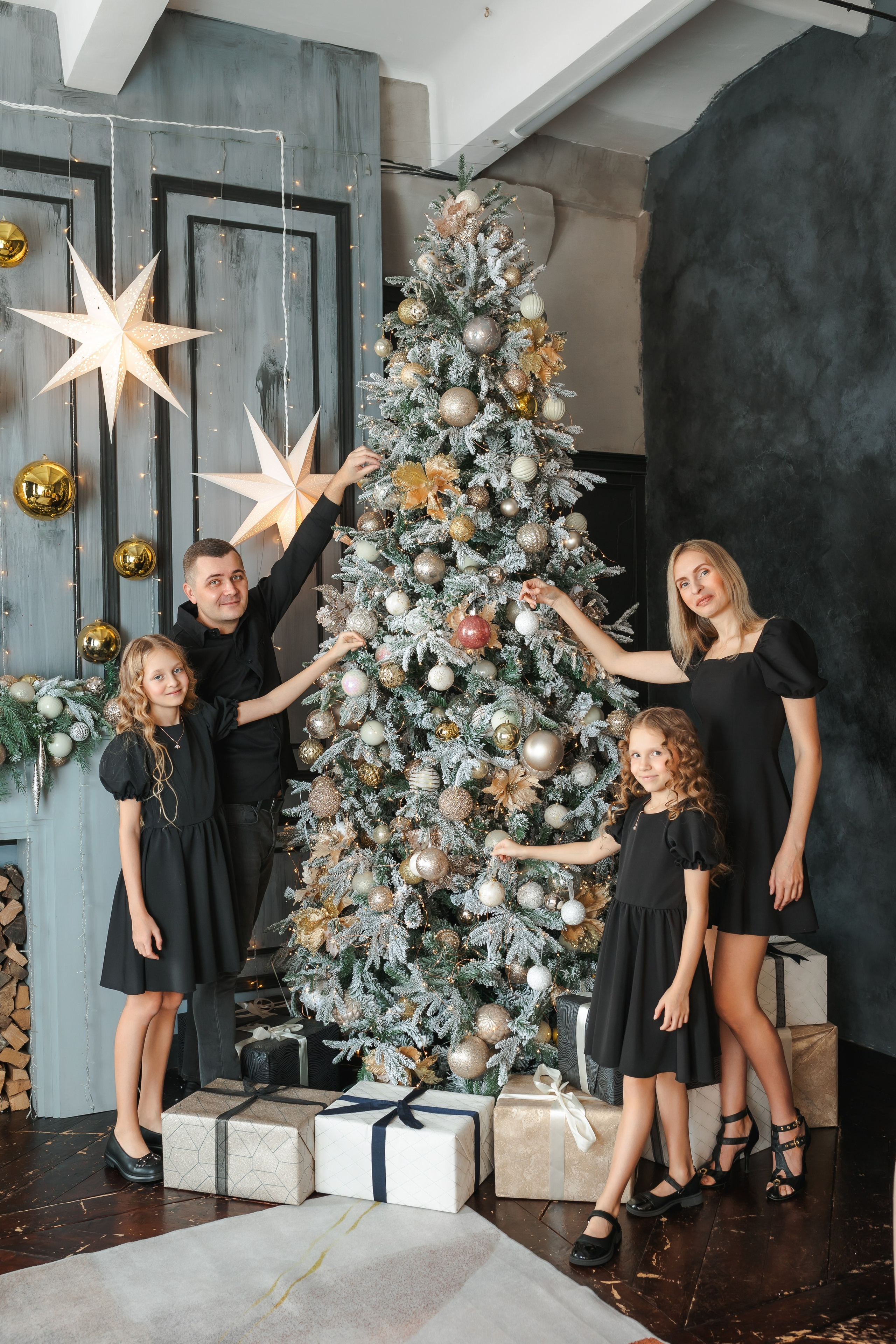 Семейная новогодняя фотосессия в Хабаровске. Свадебный фотограф в Хабаровске