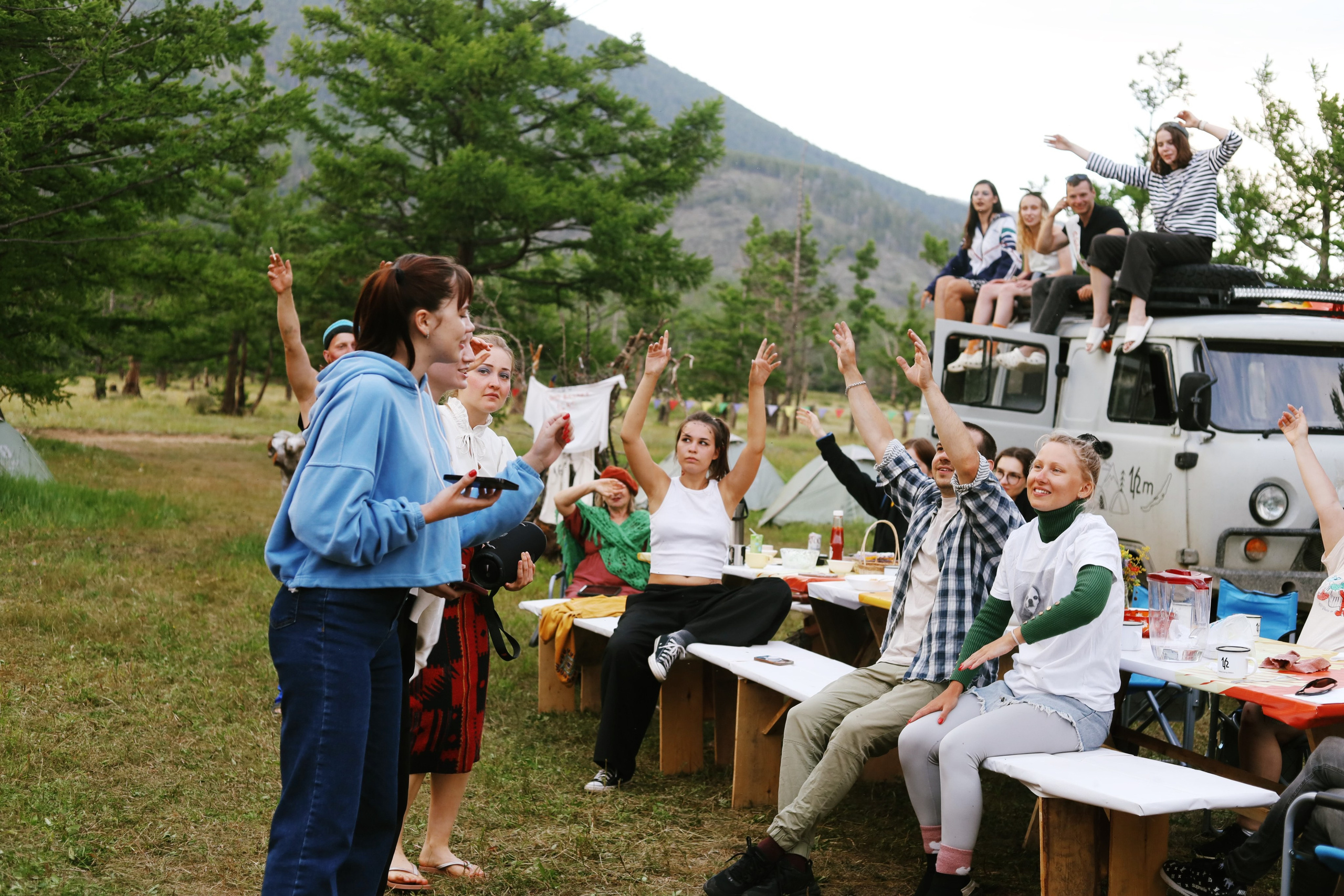 Лето 2024 / палатки. 1642 — первый лагерь для взрослых на Байкале