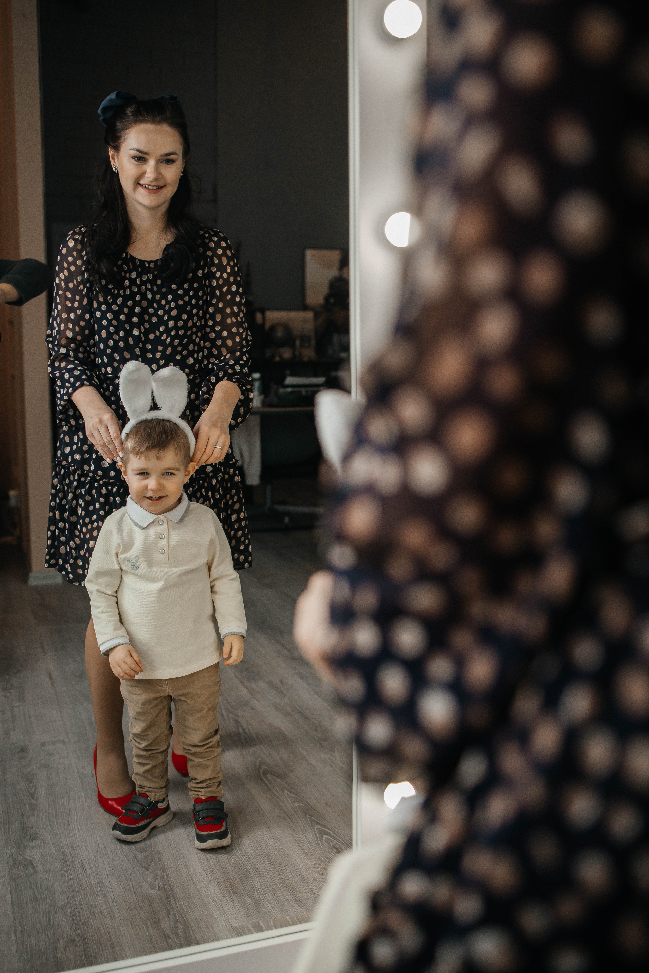 Валерия с сыном Пашей. Студия Kotophot. Фотограф в Красногорске Инна Романова, индивидуальные съемки, лавстори