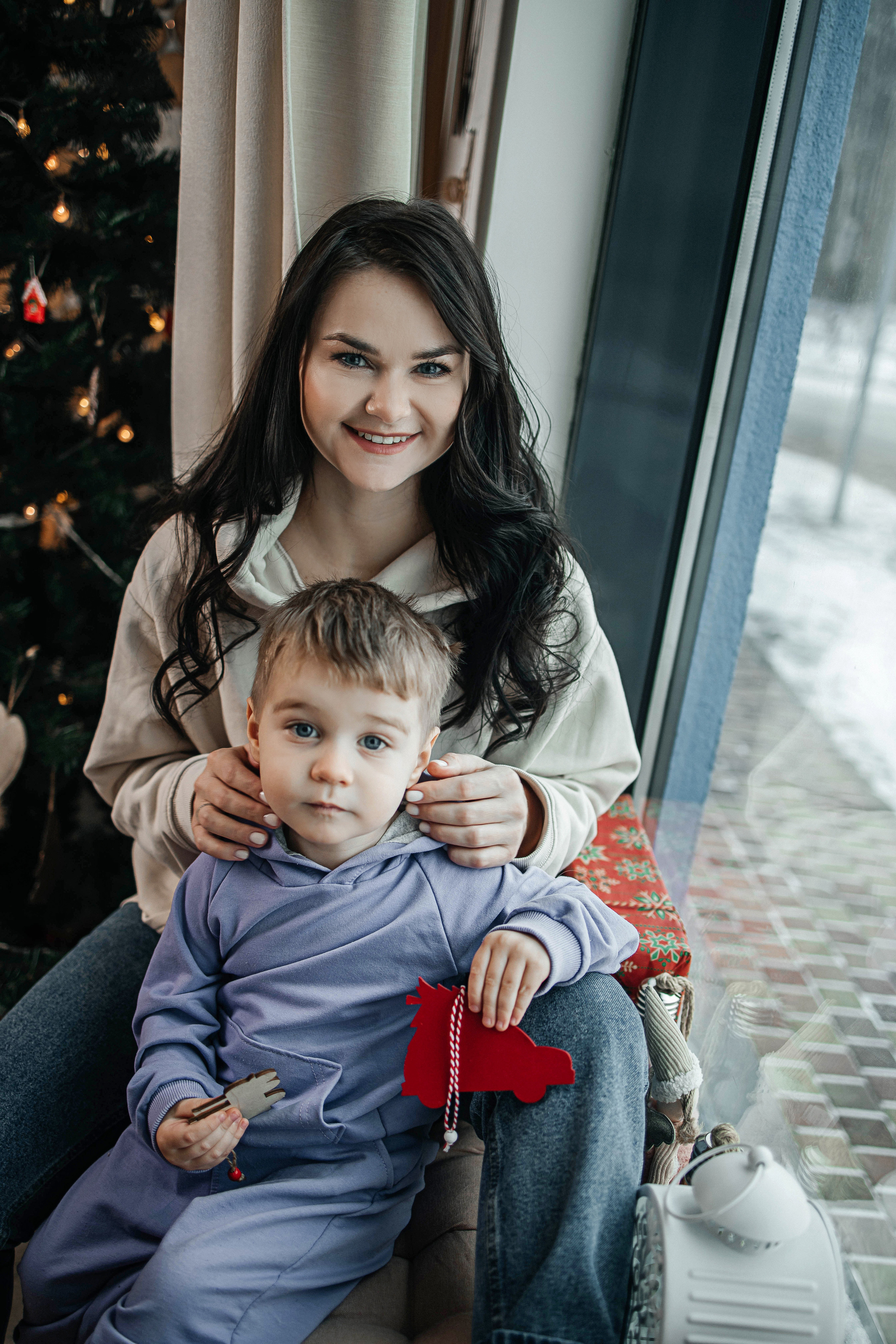 Валерия с сыном Пашей. Студия Kotophot. Фотограф в Красногорске Инна Романова, индивидуальные съемки, лавстори