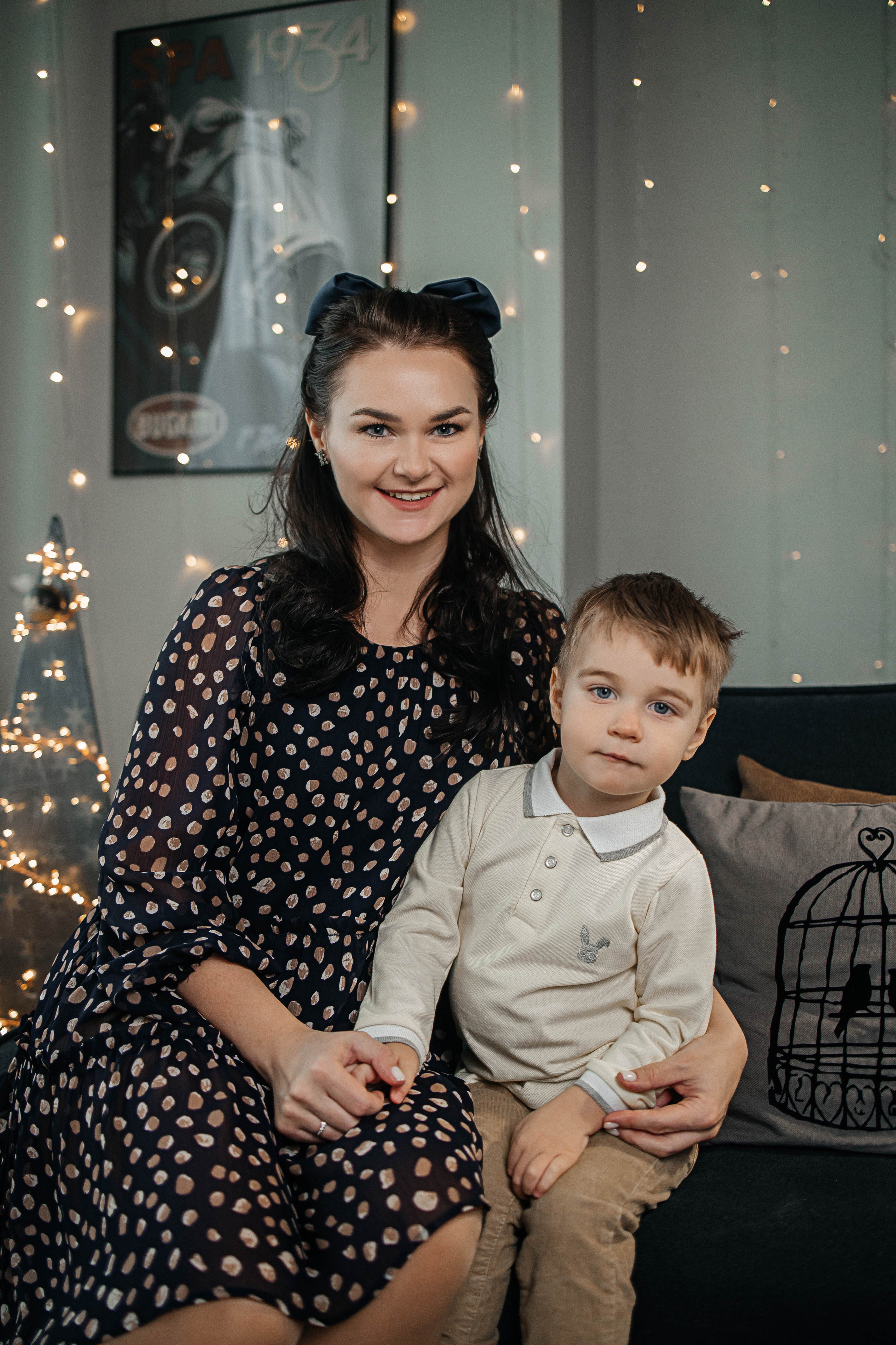 Валерия с сыном Пашей. Студия Kotophot. Фотограф в Красногорске Инна Романова, индивидуальные съемки, лавстори