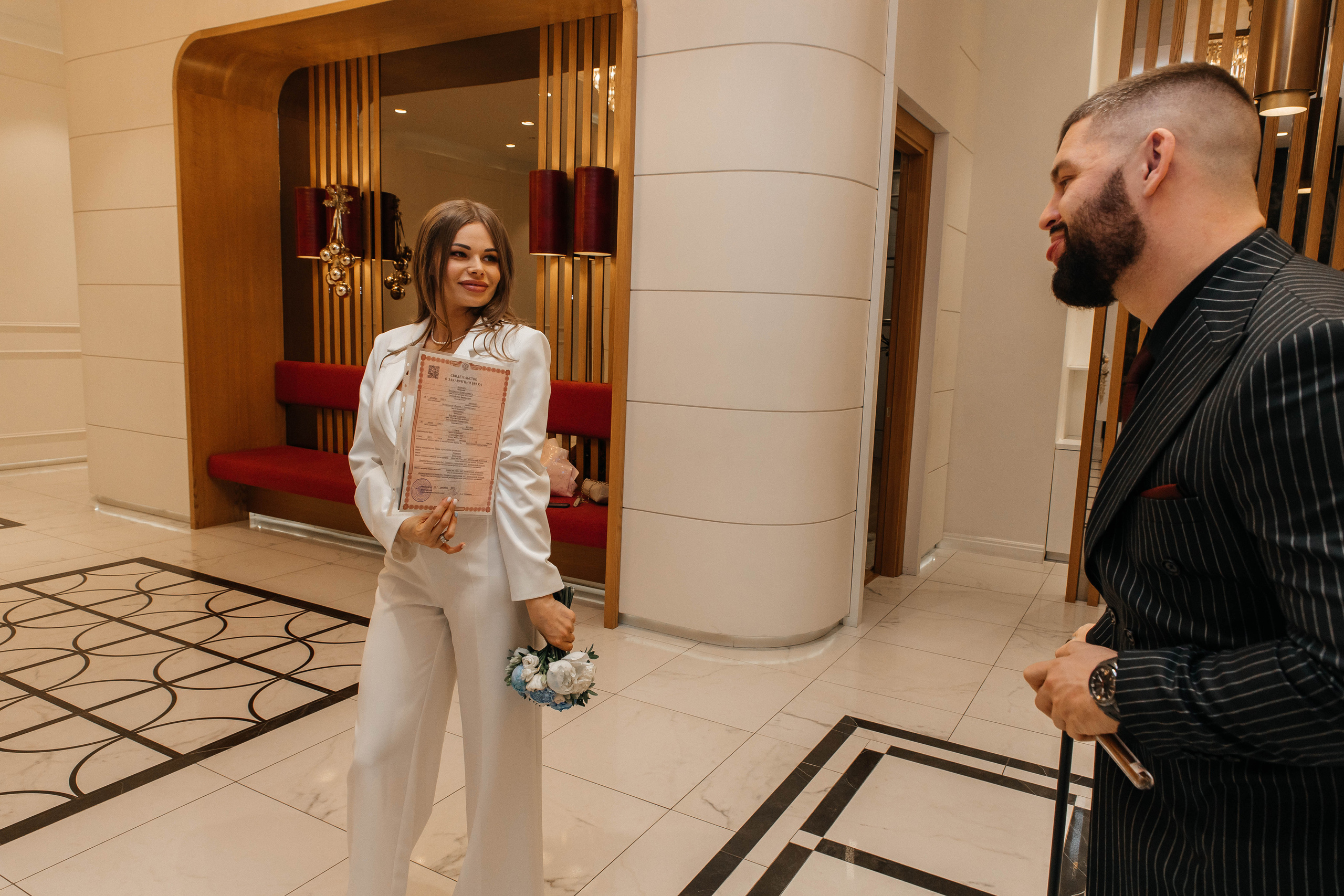 Регистрация брака Яна и Влад. 12.12.21 (загс Вегас). Фотограф в Красногорске Инна Романова, индивидуальные съемки, лавстори