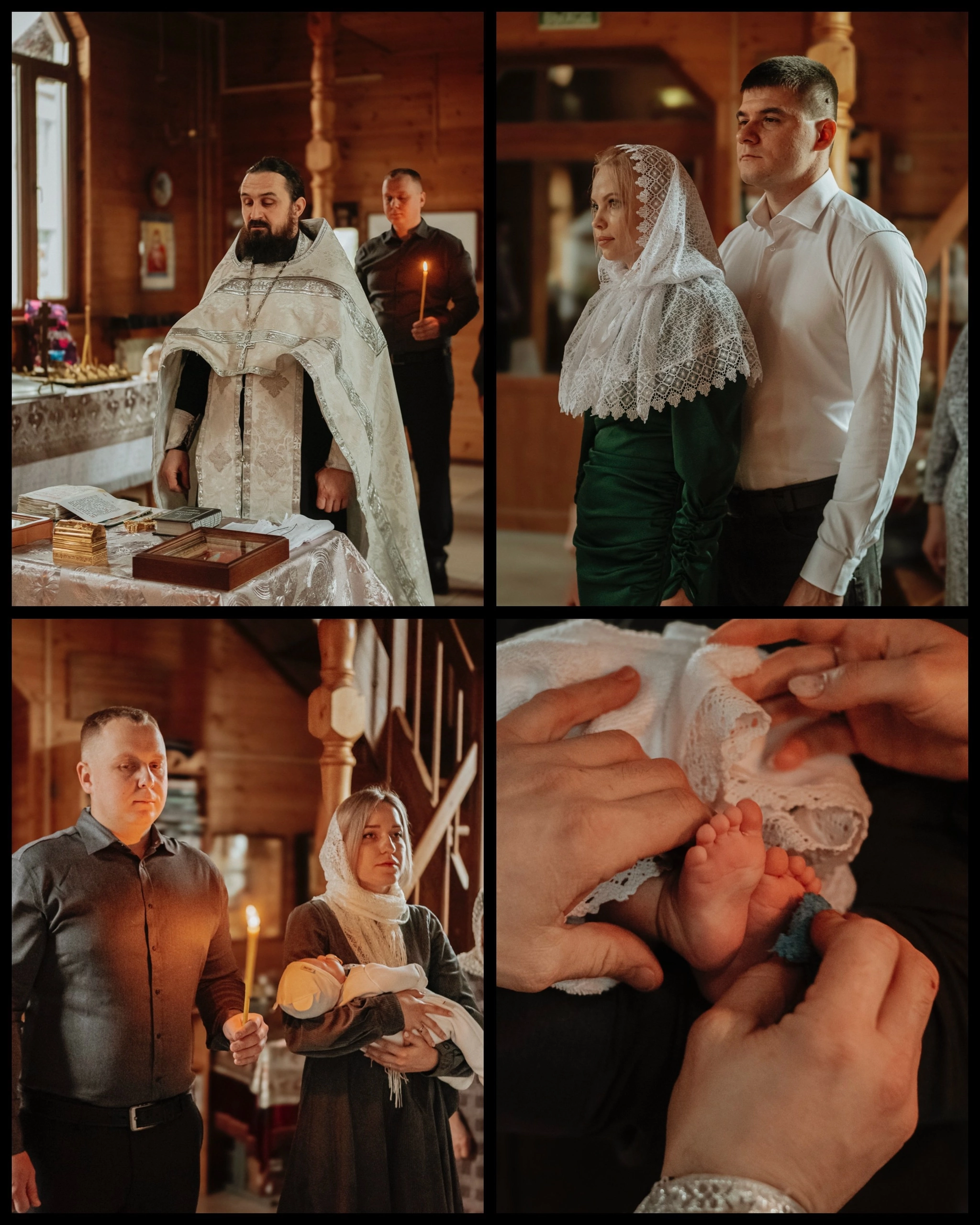 Таинство крещения Михаила. Фотограф Александра Иваненко