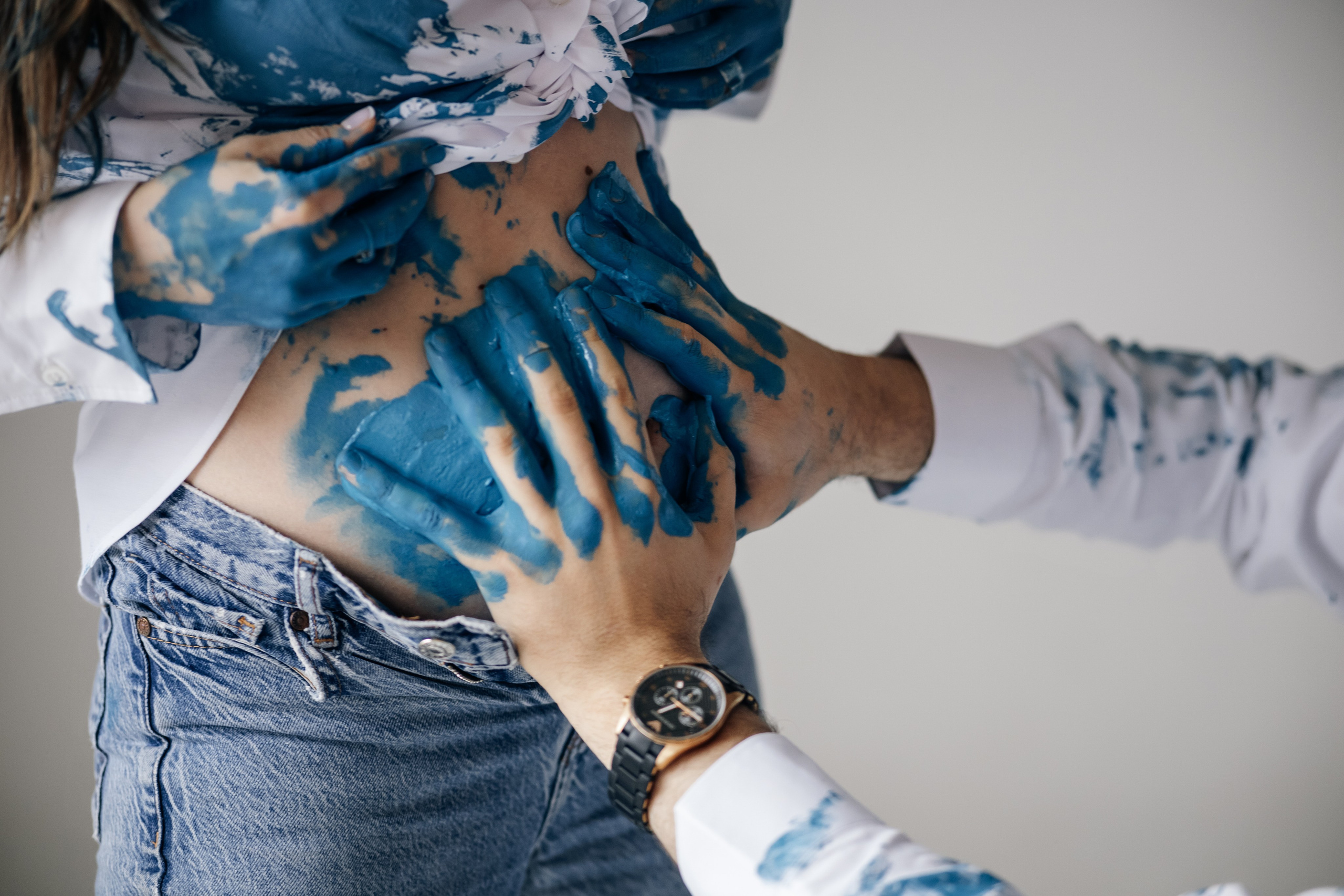 Яркие краски в ожидании нового члена семьи. Свадебный фотограф Михаил Александров