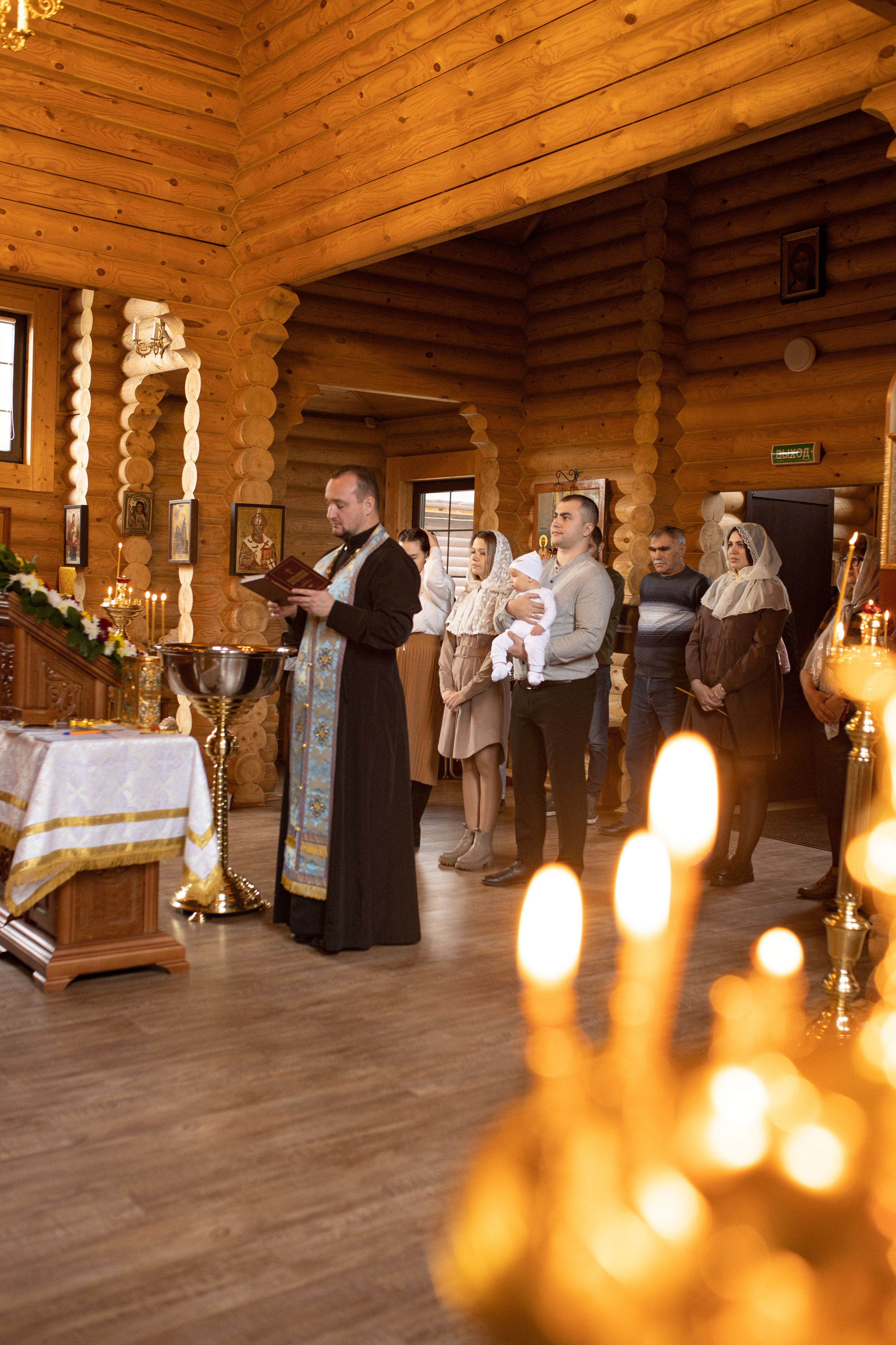Таинство крещения Марка. Фотограф в Железнодорожном и Балашихе