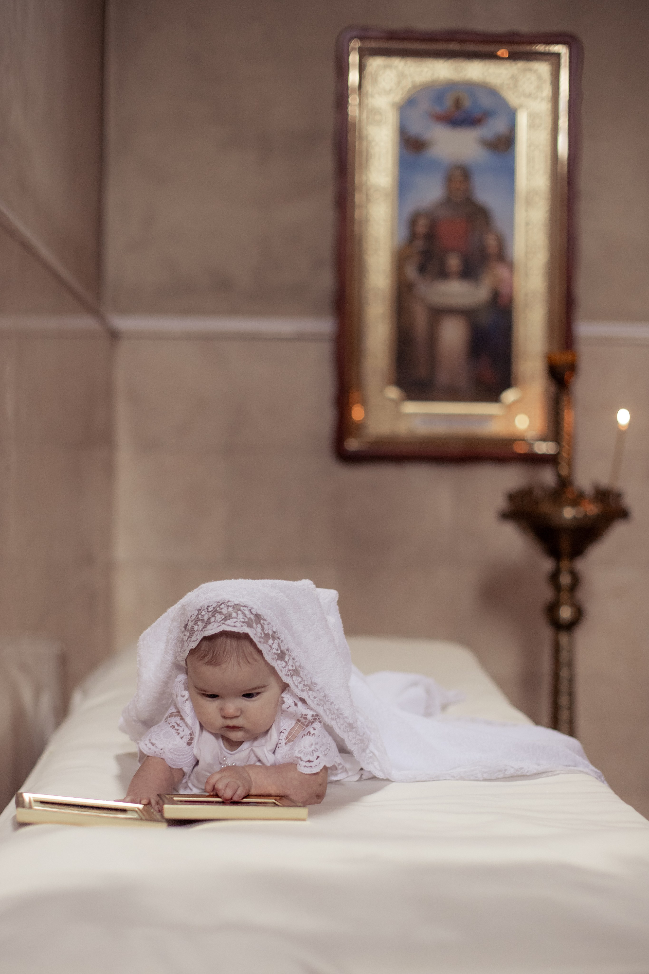 Таинство малышки Киры (храм Александра Невского п.Совхозный Славянск-на-Кубани). Фотограф в Северском районе| г. Краснодар Алена Заливчая