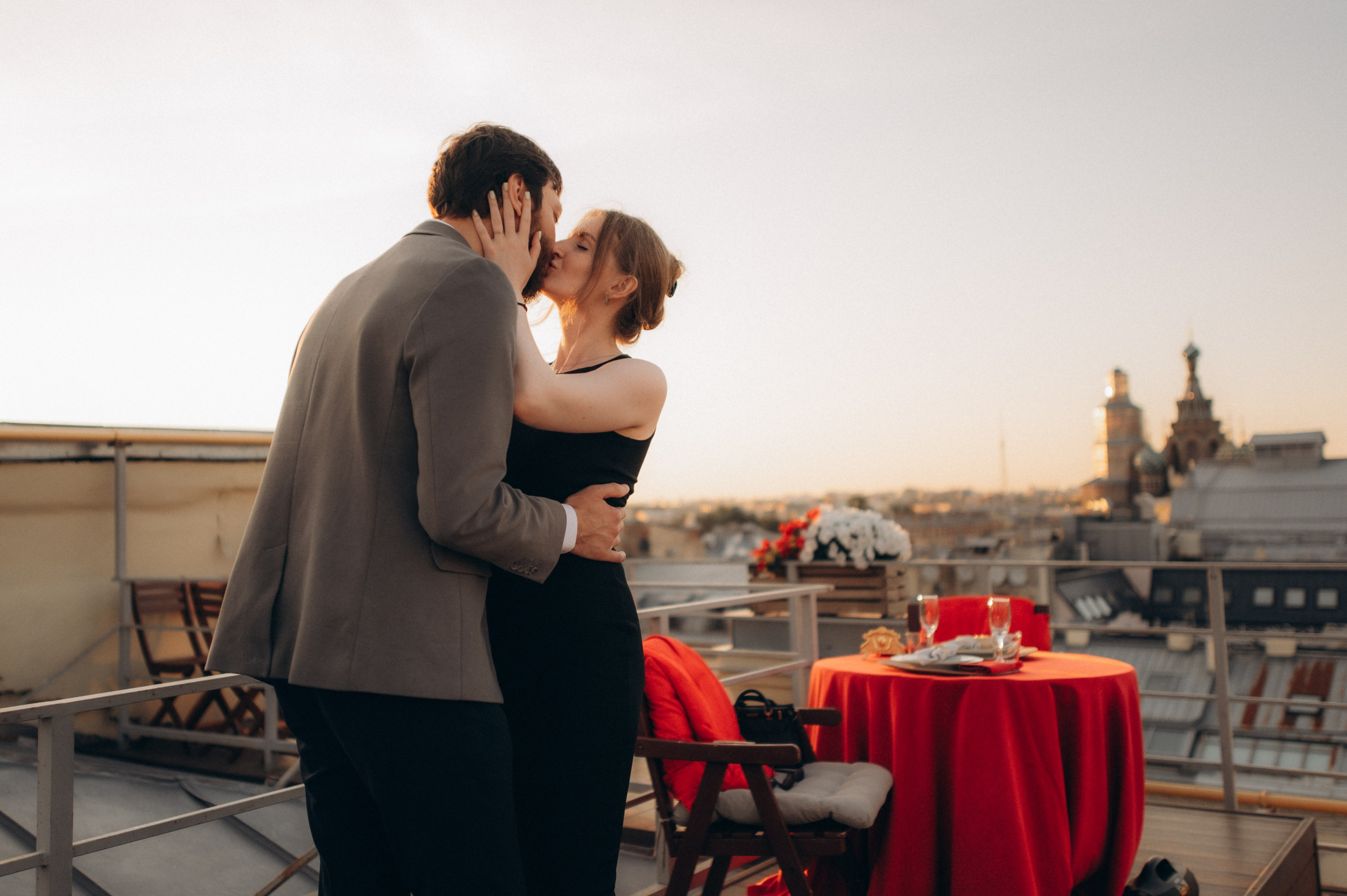 Помолвка на крыше. Семейный фотограф в Санкт-Петербурге Александра Милованова