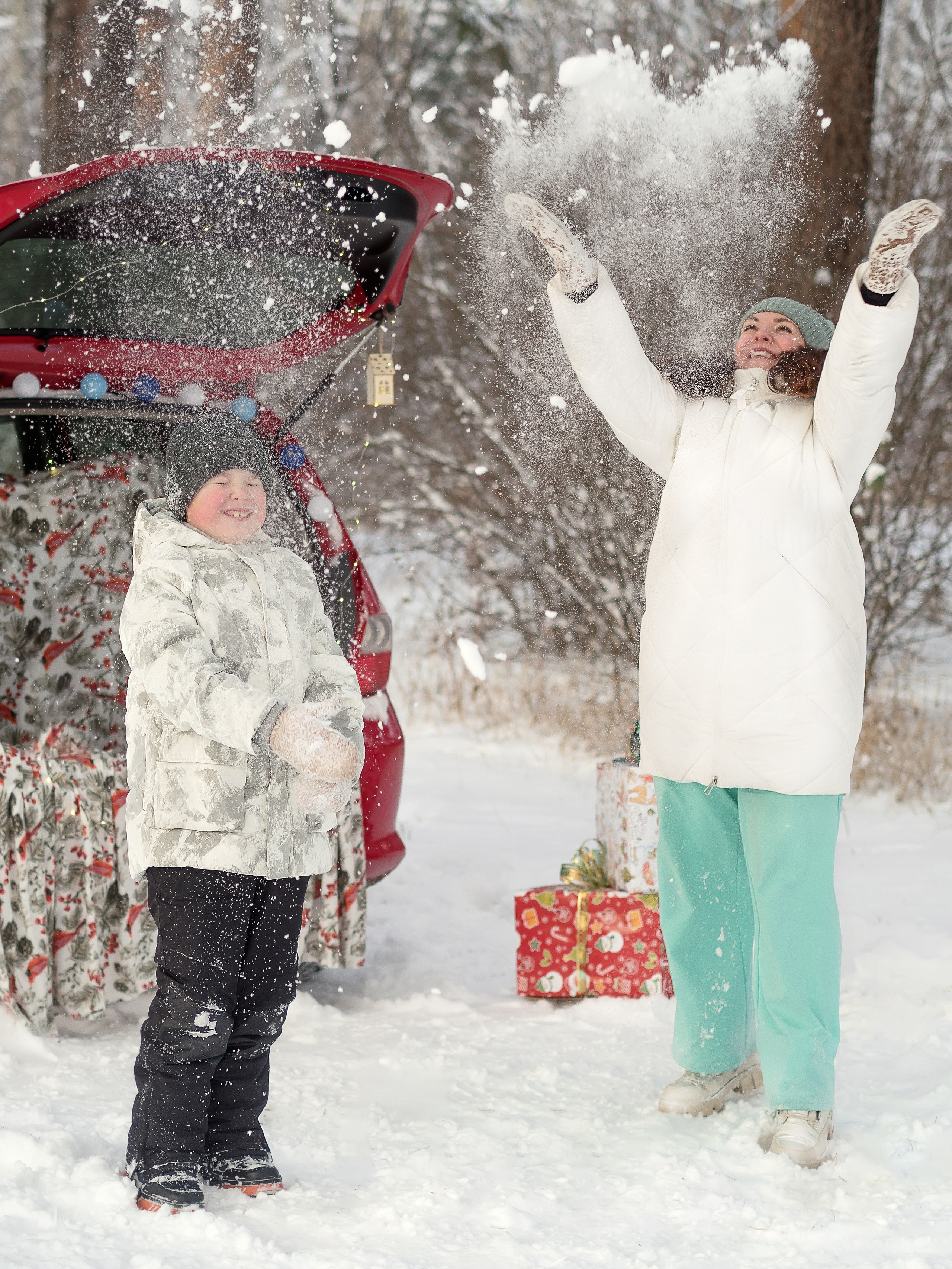 Зимняя сказка. Семейный детский фотограф в Красноярске Скачкова Юлия