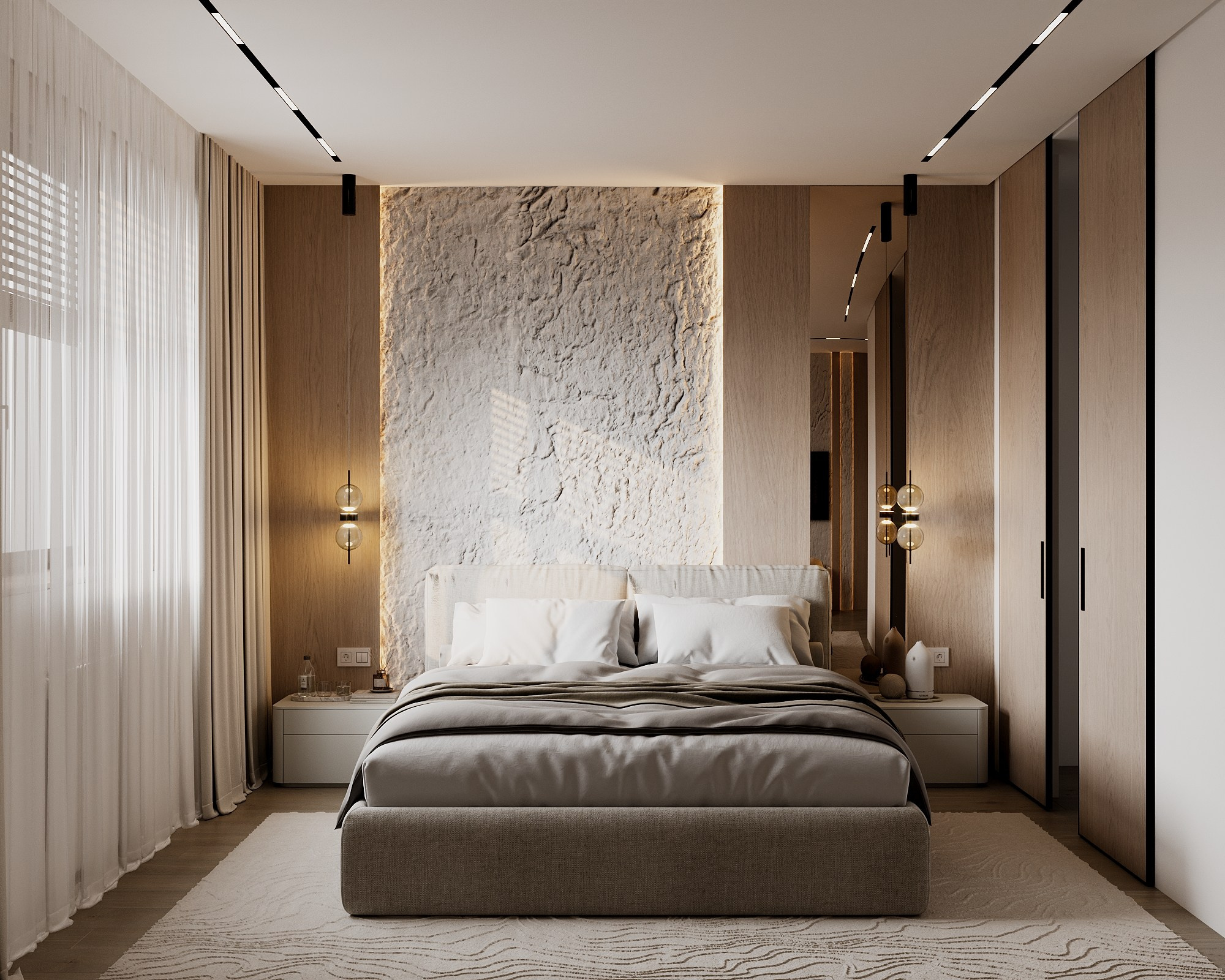 Спальная комната. Визуализатор Векшина Елена