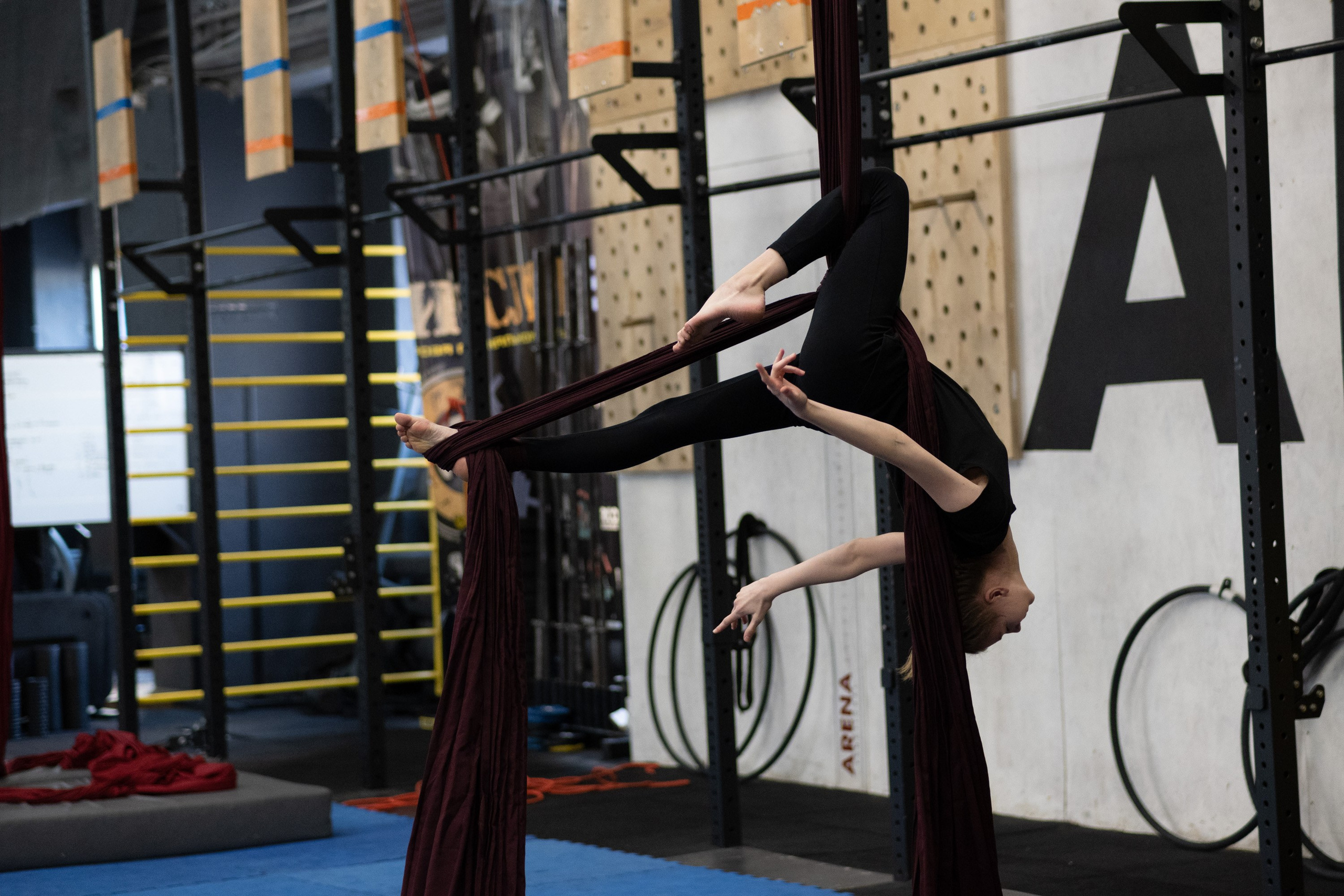 Внутриклубные соревнования по воздушной гимнастике 02.04.23