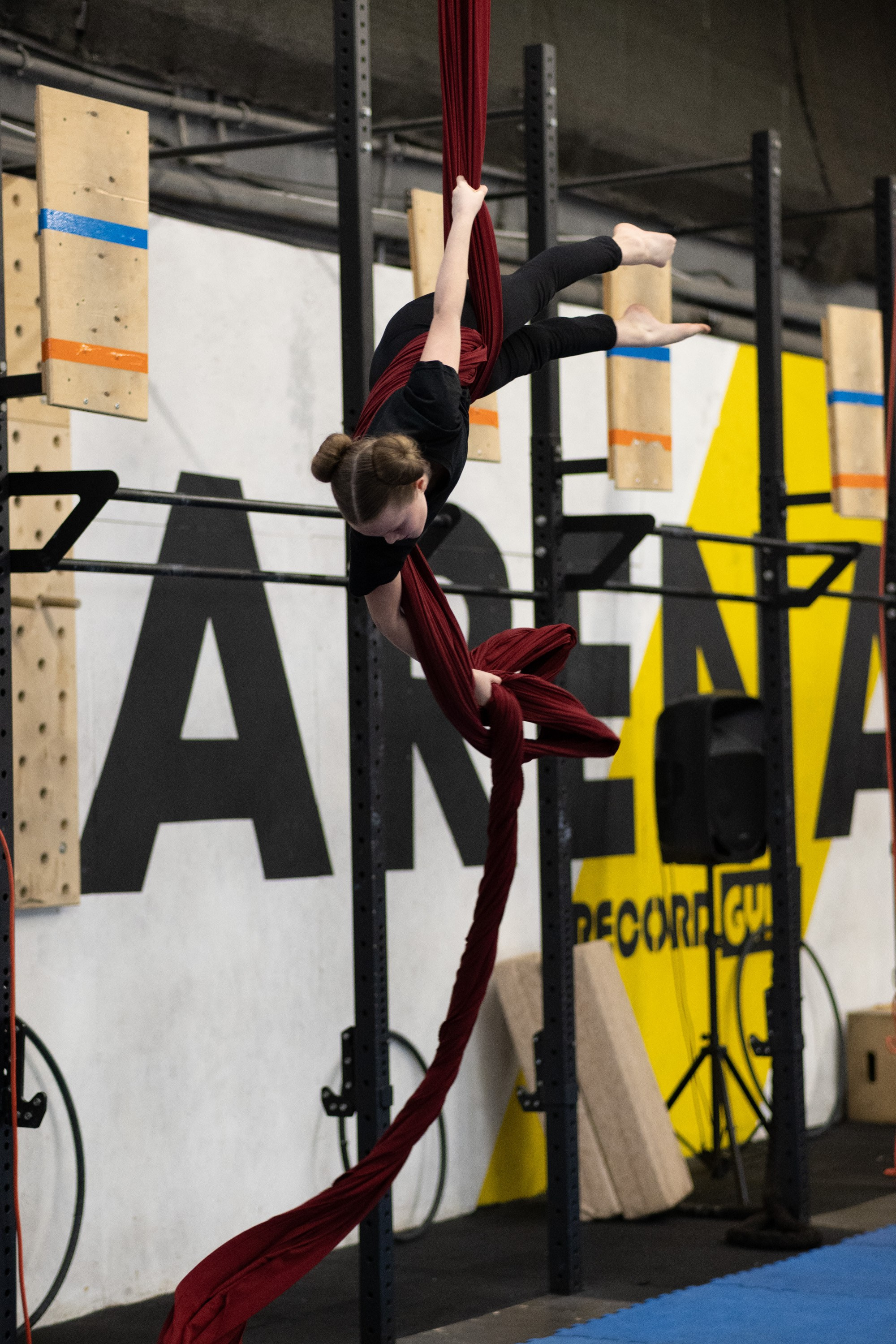 Внутриклубные соревнования по воздушной гимнастике 02.04.23