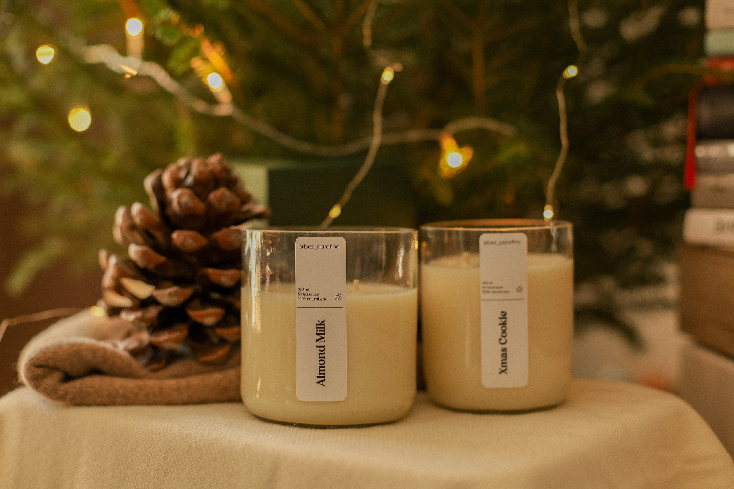 New Year PhotoContent for candles brand. Photographer in Montenegro — professional photoshoots