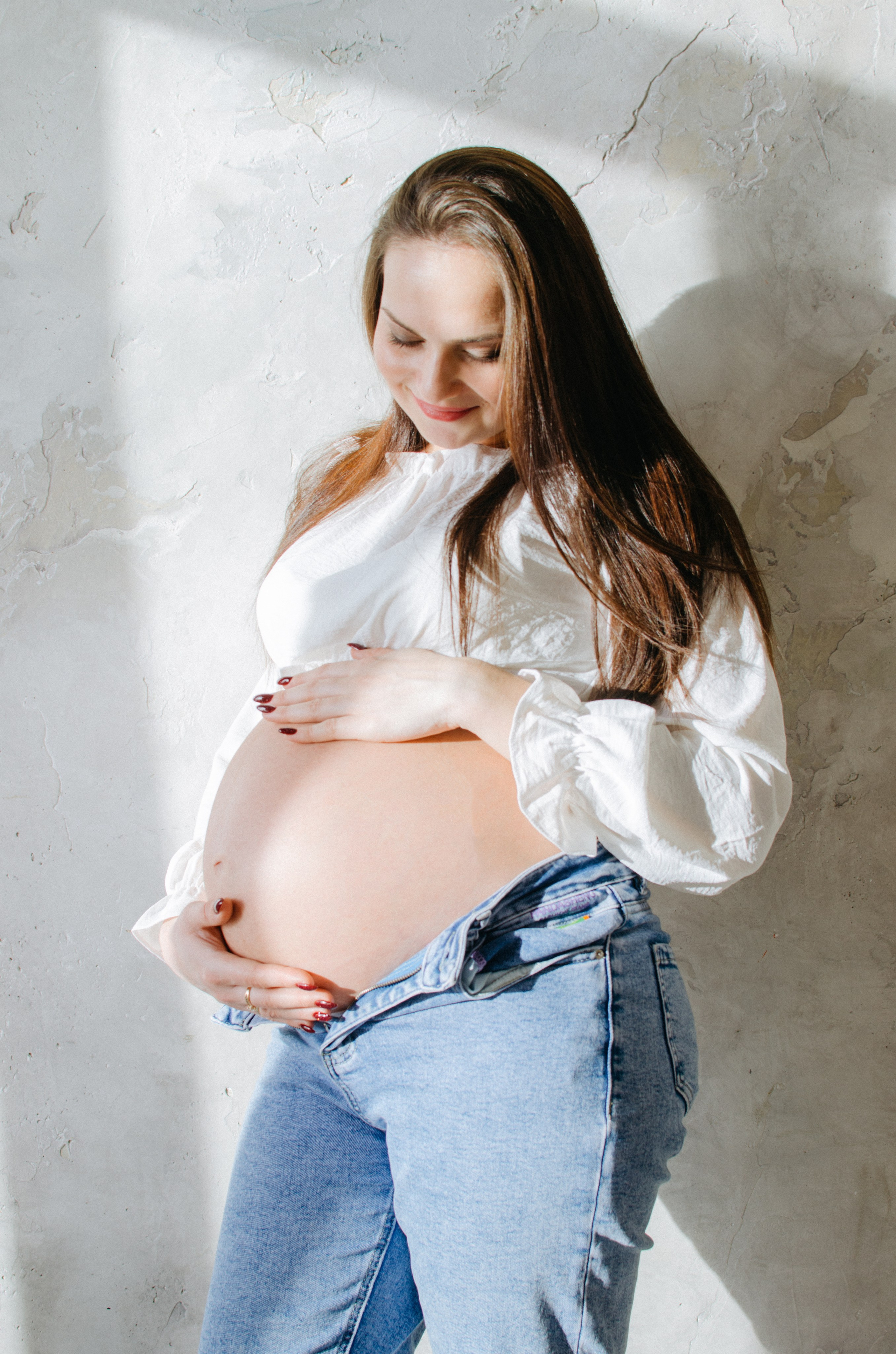 Девушка беременная на фотосессии