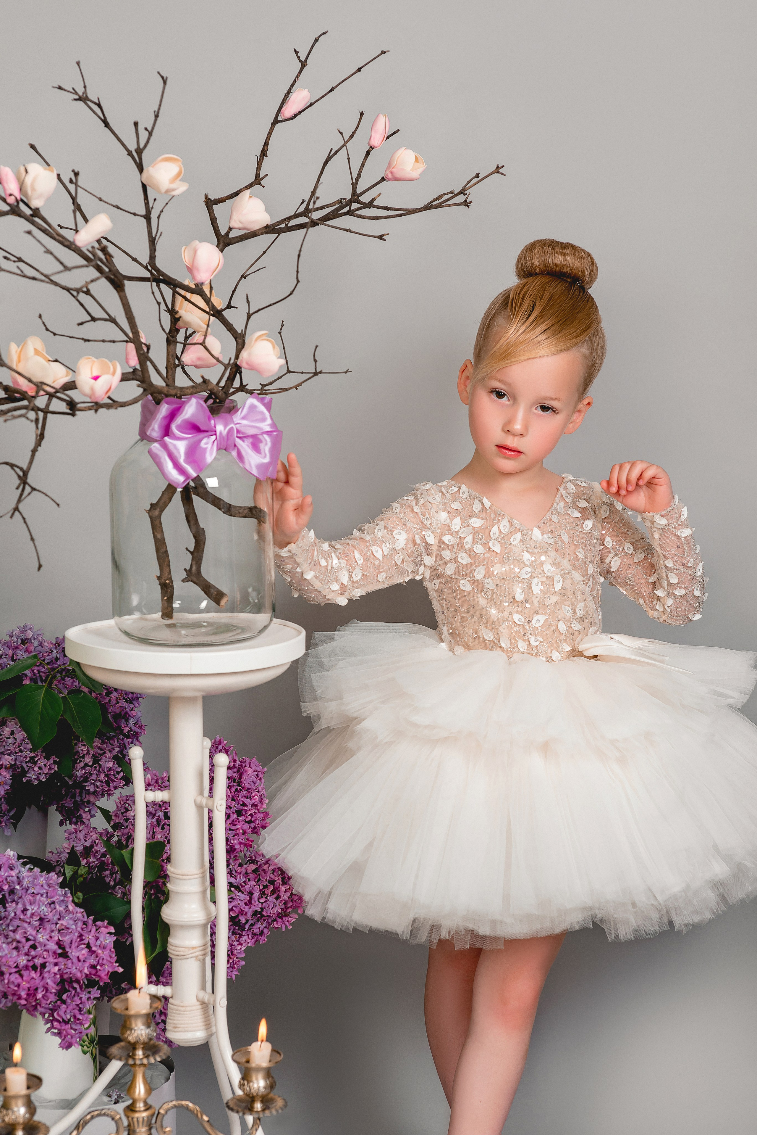 Полина в сирени и магнолии 2024. Семейный и детский фотограф Наталья Горда