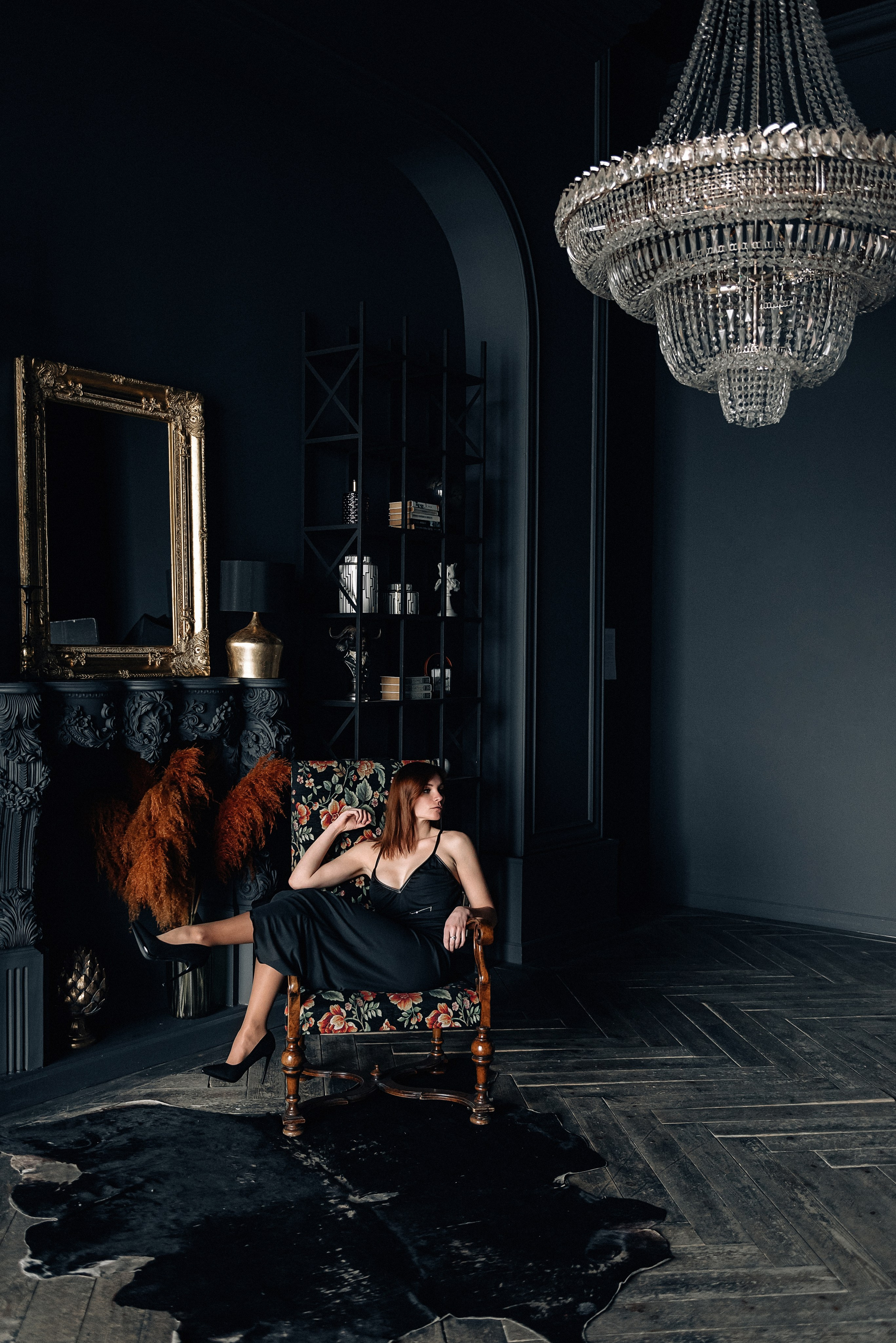 Женская фотосессия в фотостудии Nacked Sky. Портретный фотограф Москва Светлана Кашура