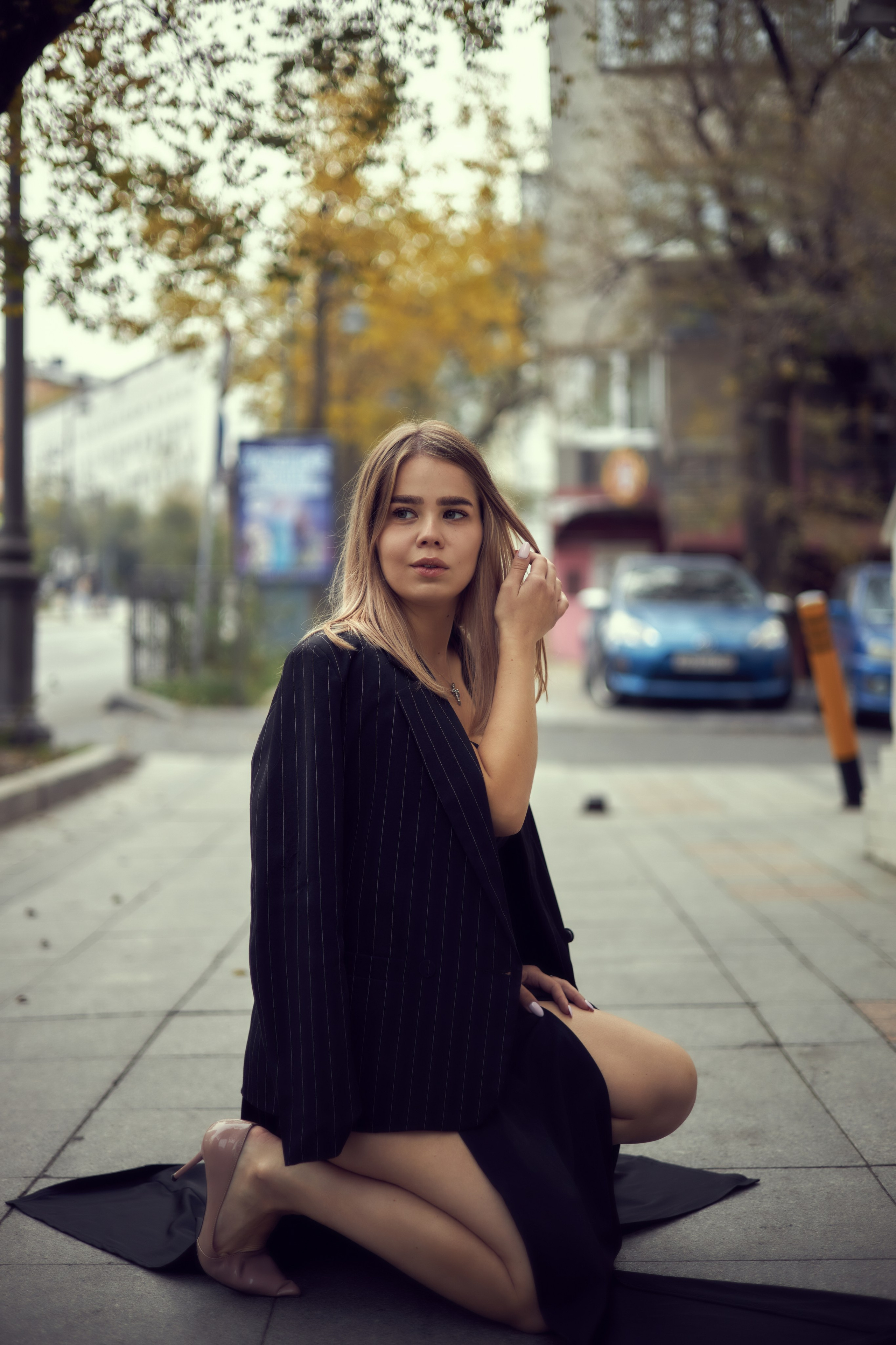 Уличная фотосессия осенью. Фотограф Елена Мосина