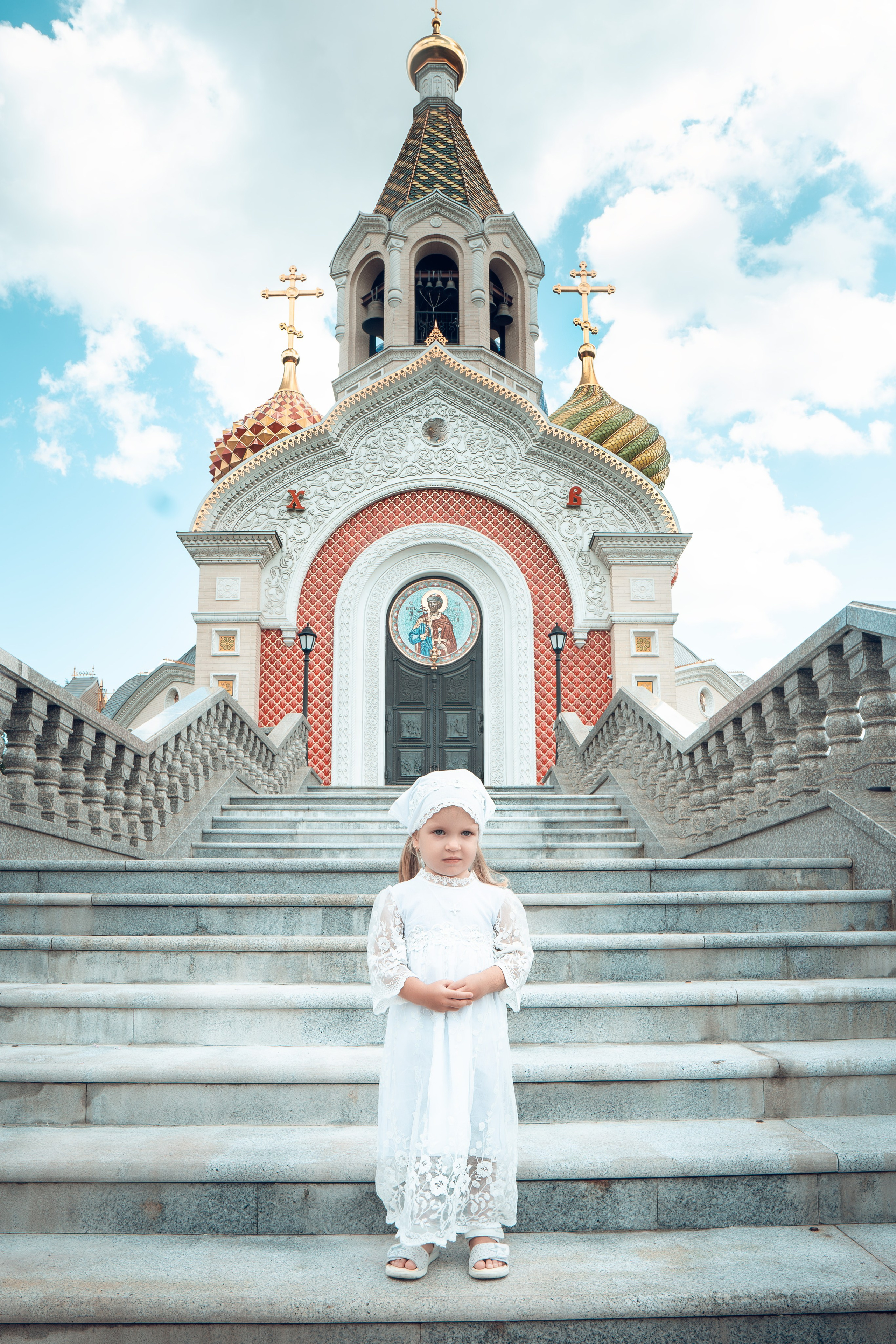 Таинство Крещения Евы и Софии