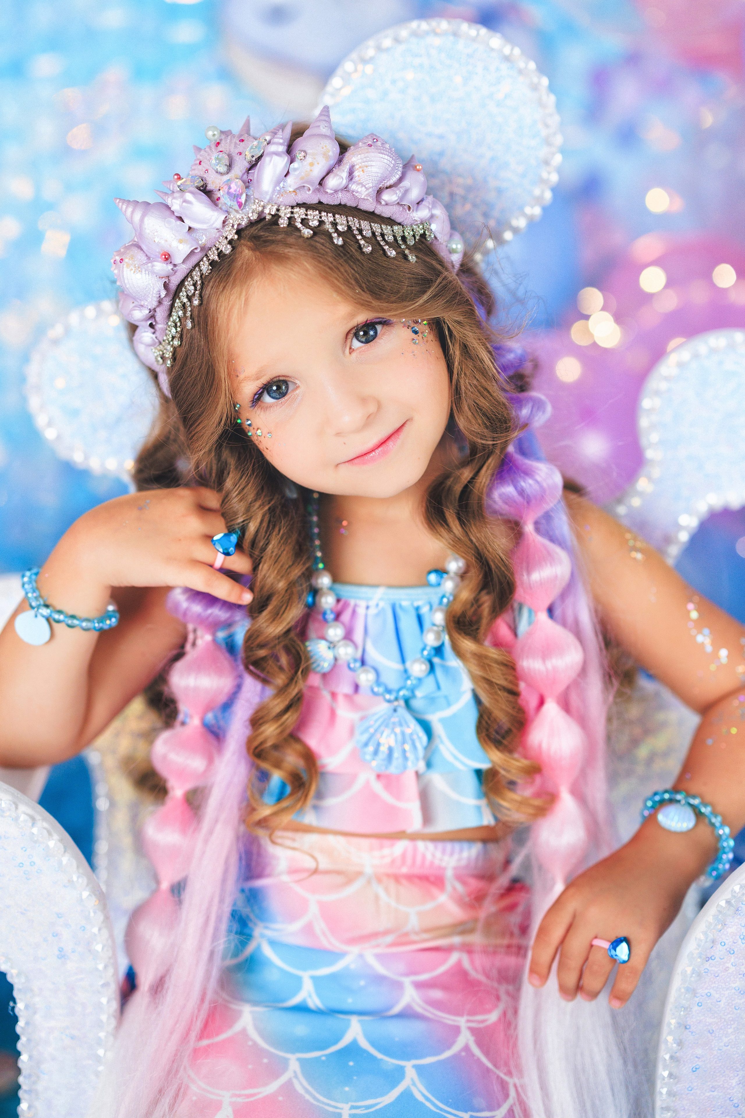 Детская фотосессия в образе «РУСАЛОЧКА», город Краснодар. Семейный и детский фотограф в Краснодаре Анна Трашкова