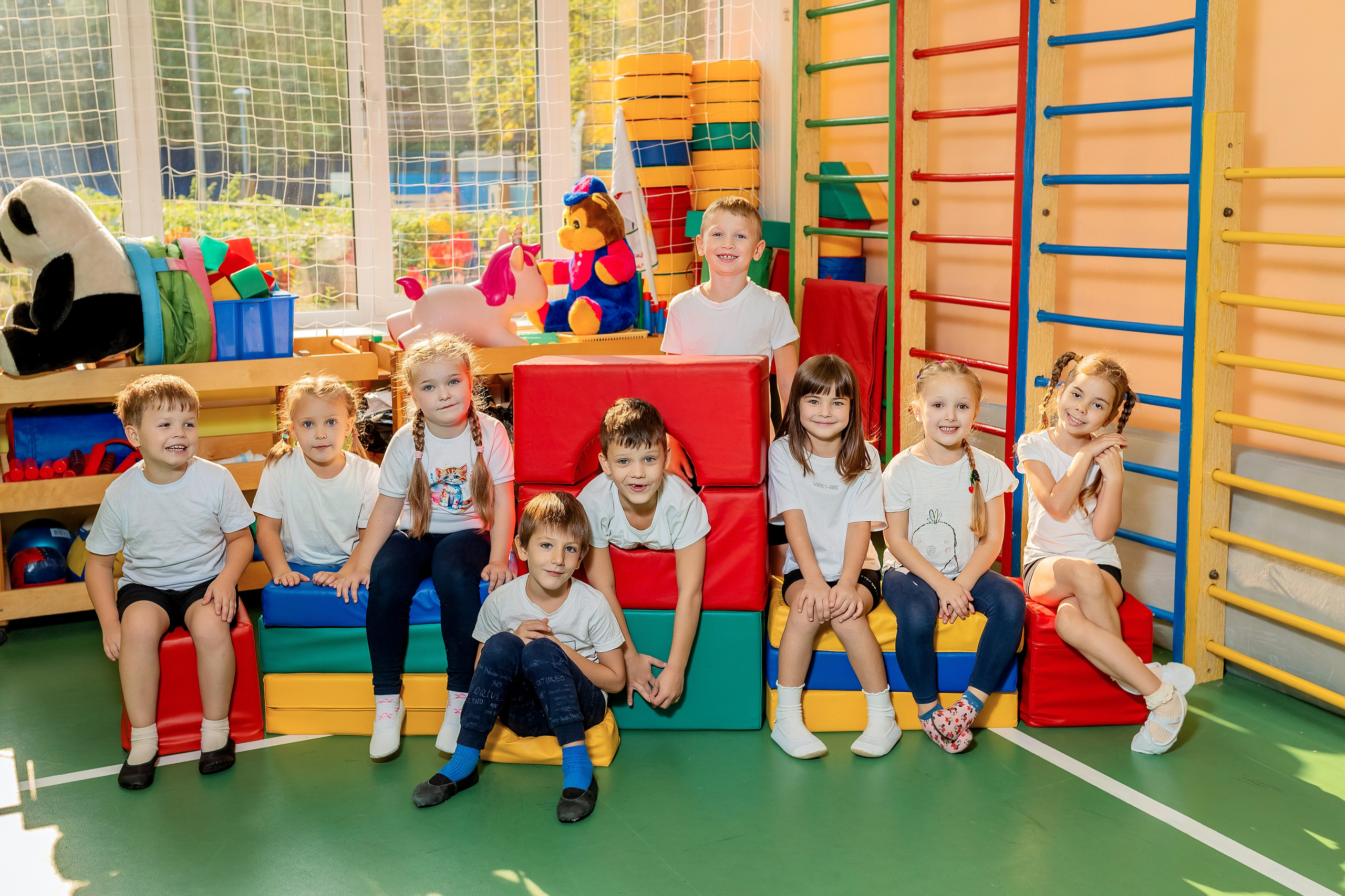 фотография физкультуры в детском саду