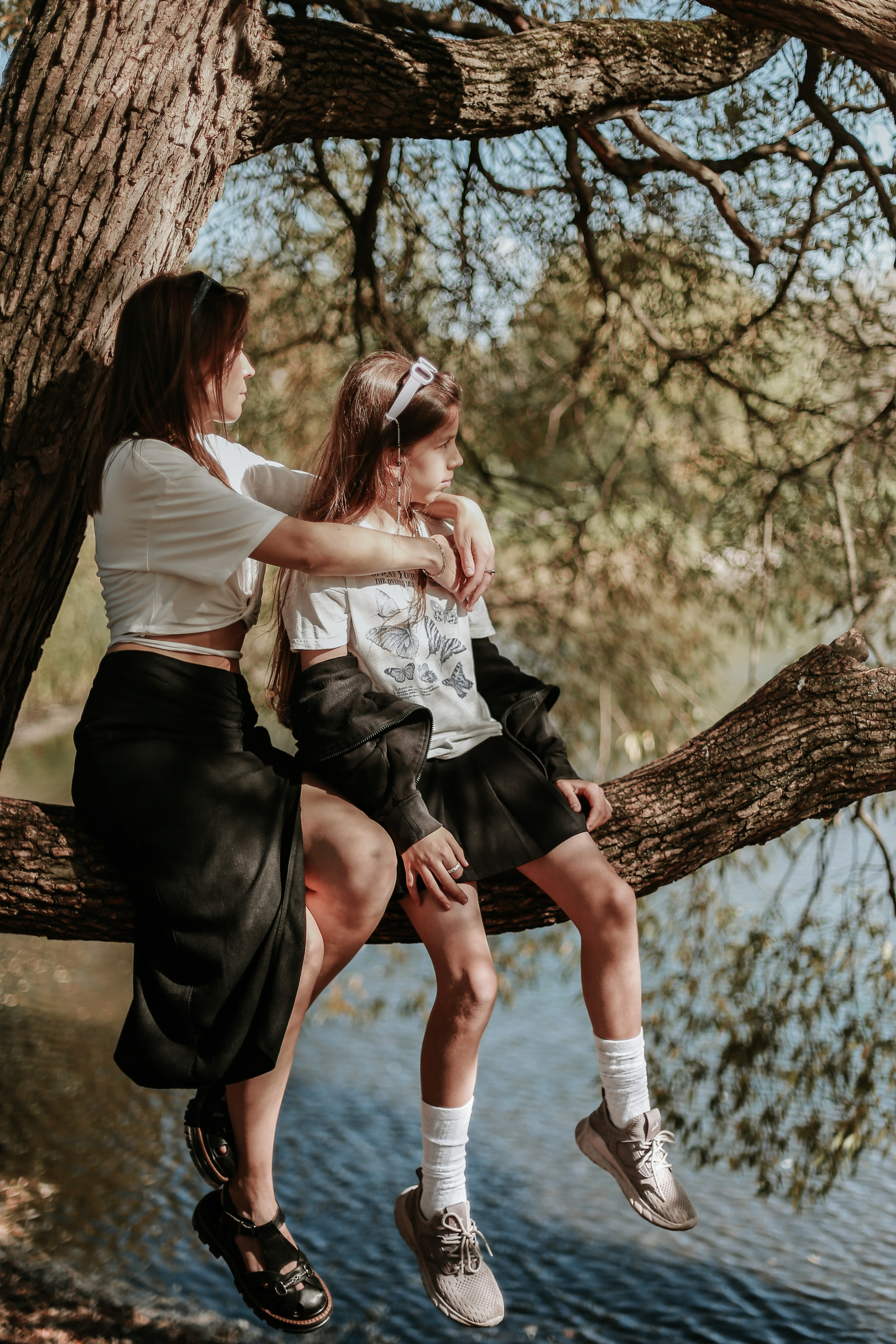 Гульшат и Агния в БотСаду. Антонина Морозова, профессиональный семейный фотограф видеограф