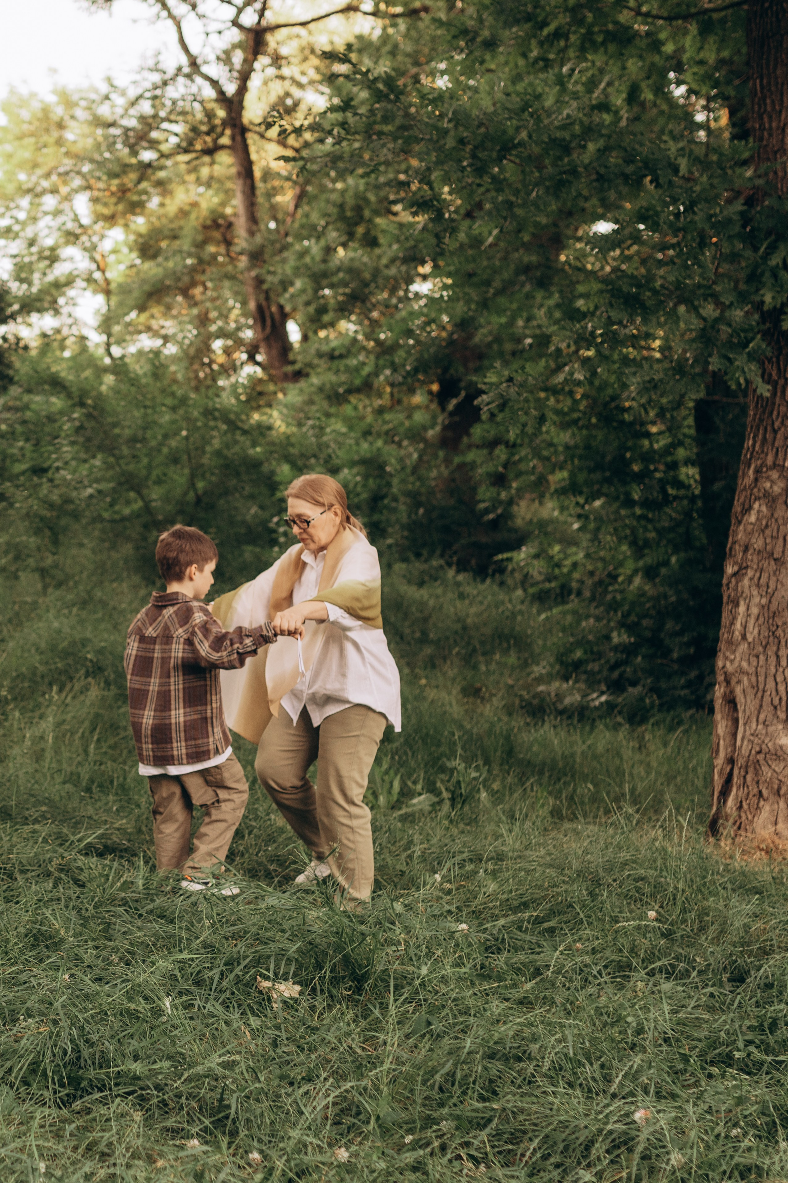 Прогулка по Ртищевскому пруду с прекрасной семьёй Ларисы её мамой и сыном Глебом. Фотограф в Ставрополе Svetlana Matveeva