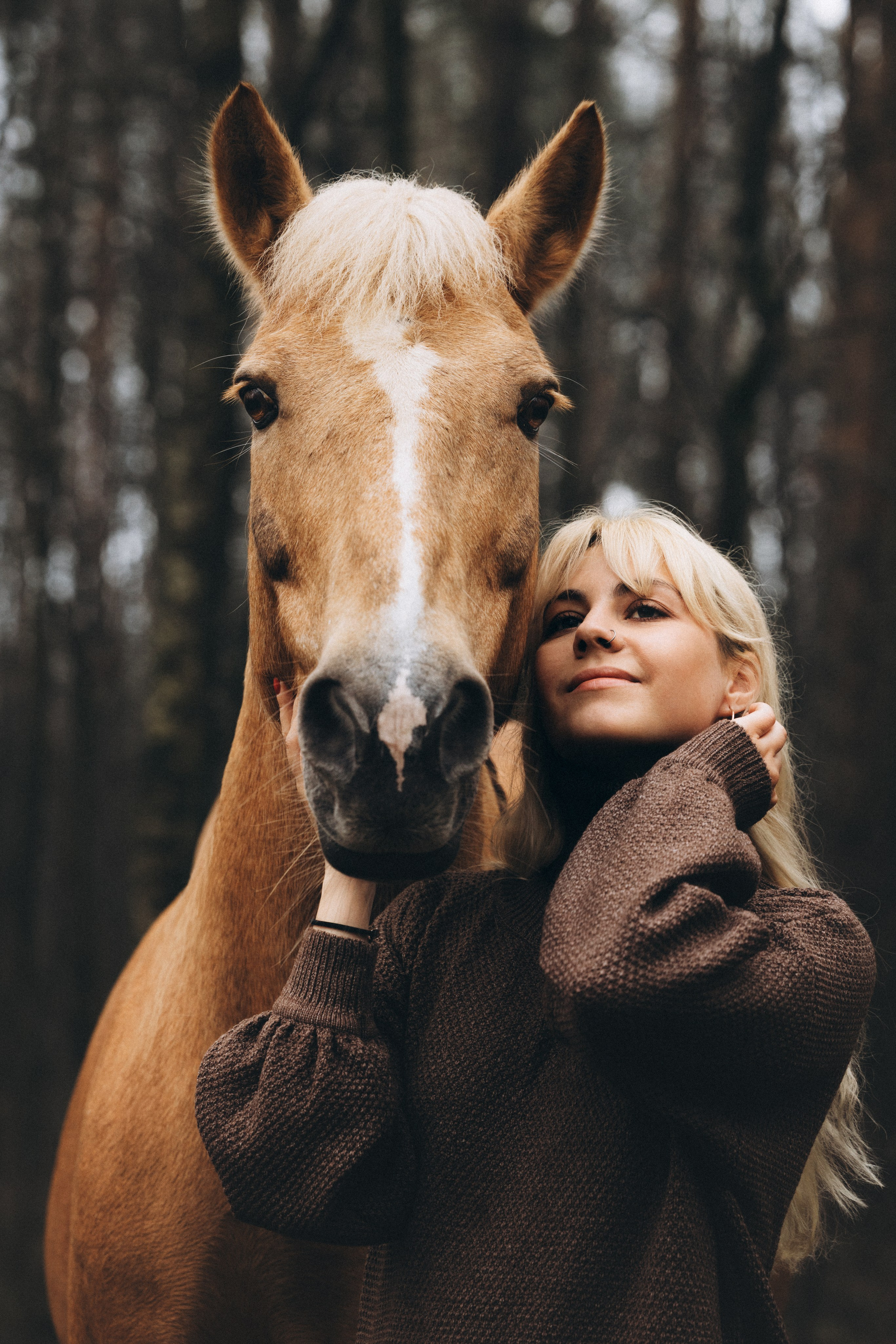 Настя и Люся. Фотограф анималист Осипчикова Мария
