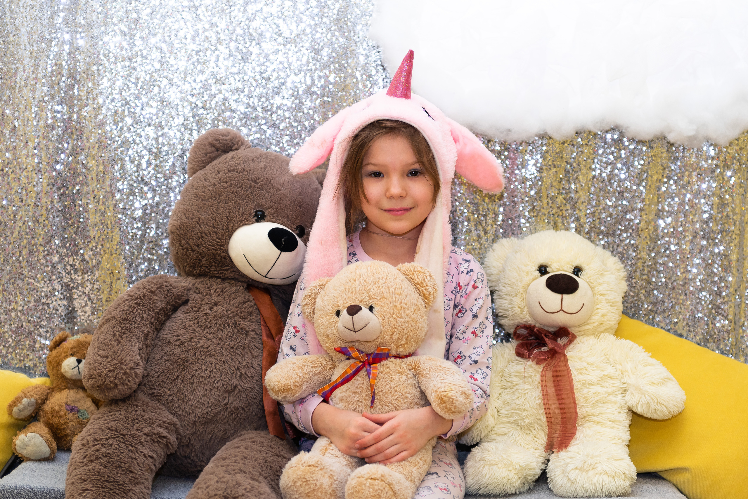 Пижамная вечеринка в игровом центре. Репортажный фотограф в Москве Alena Sfotkaet