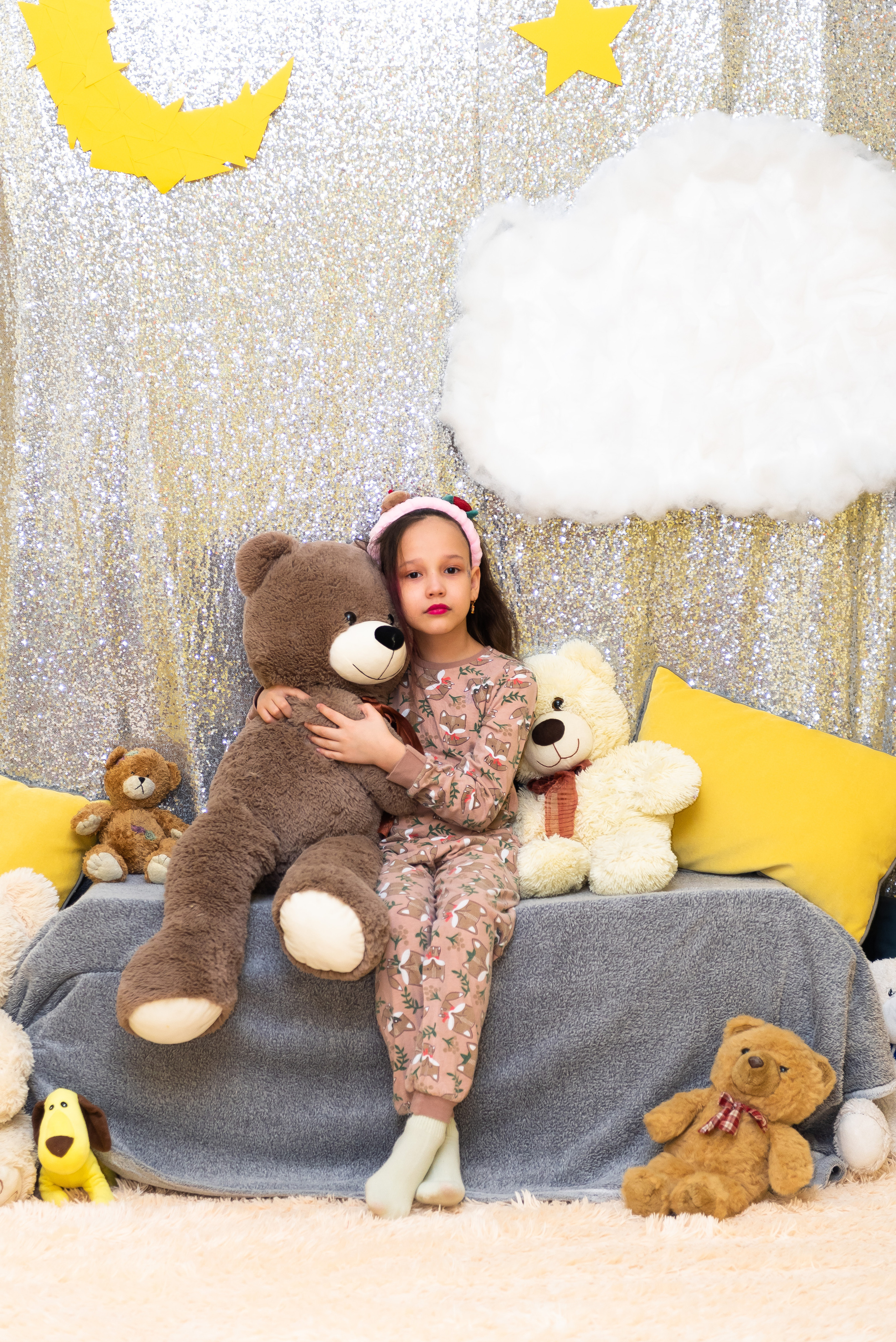 Пижамная вечеринка в игровом центре. Репортажный фотограф в Москве Alena Sfotkaet