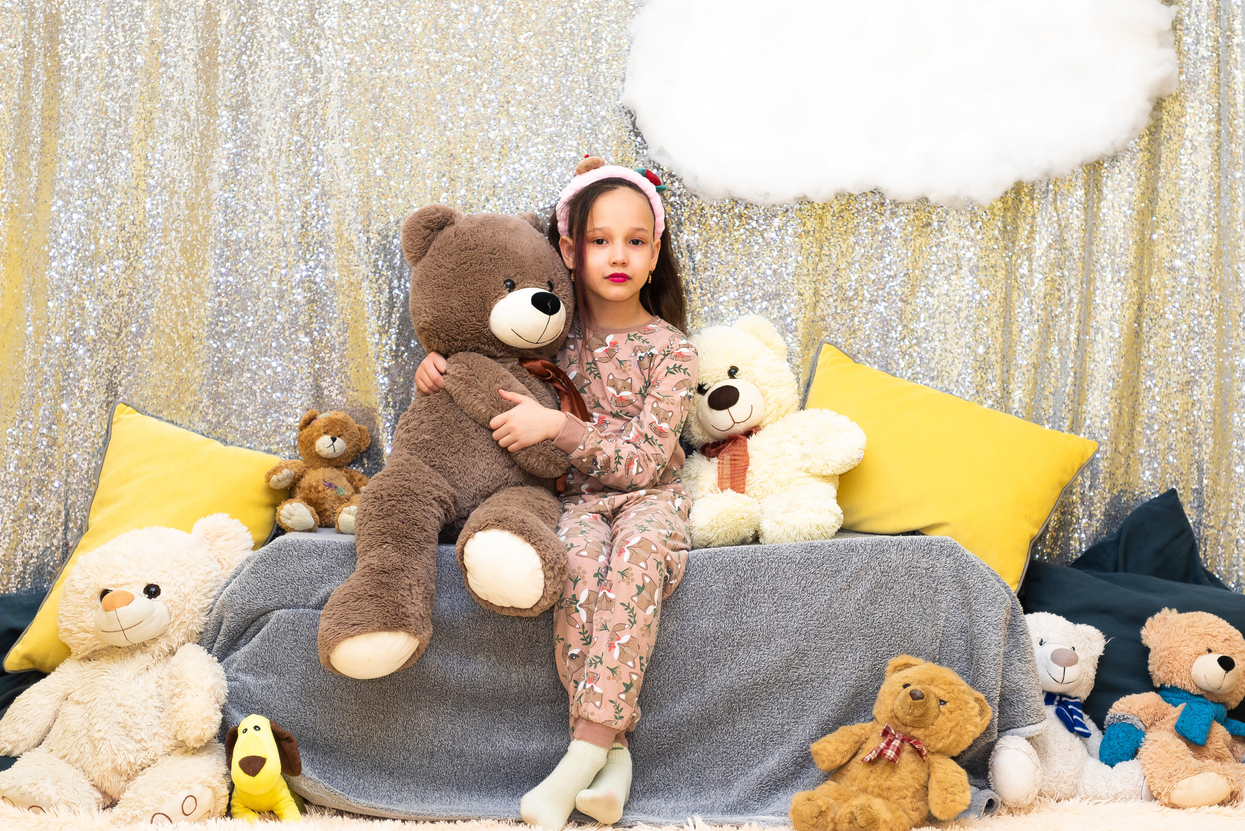 Пижамная вечеринка в игровом центре. Репортажный фотограф в Москве Alena Sfotkaet