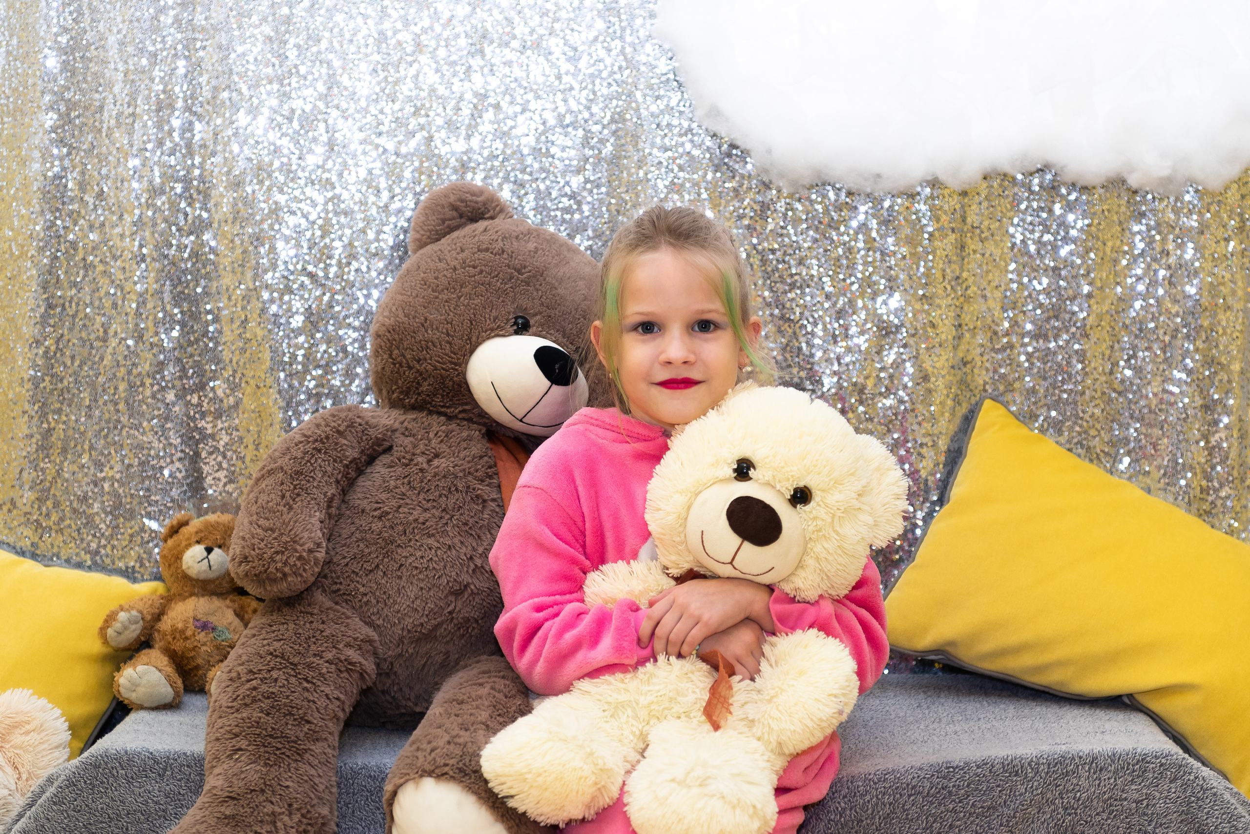 Пижамная вечеринка в игровом центре. Репортажный фотограф в Москве Alena Sfotkaet