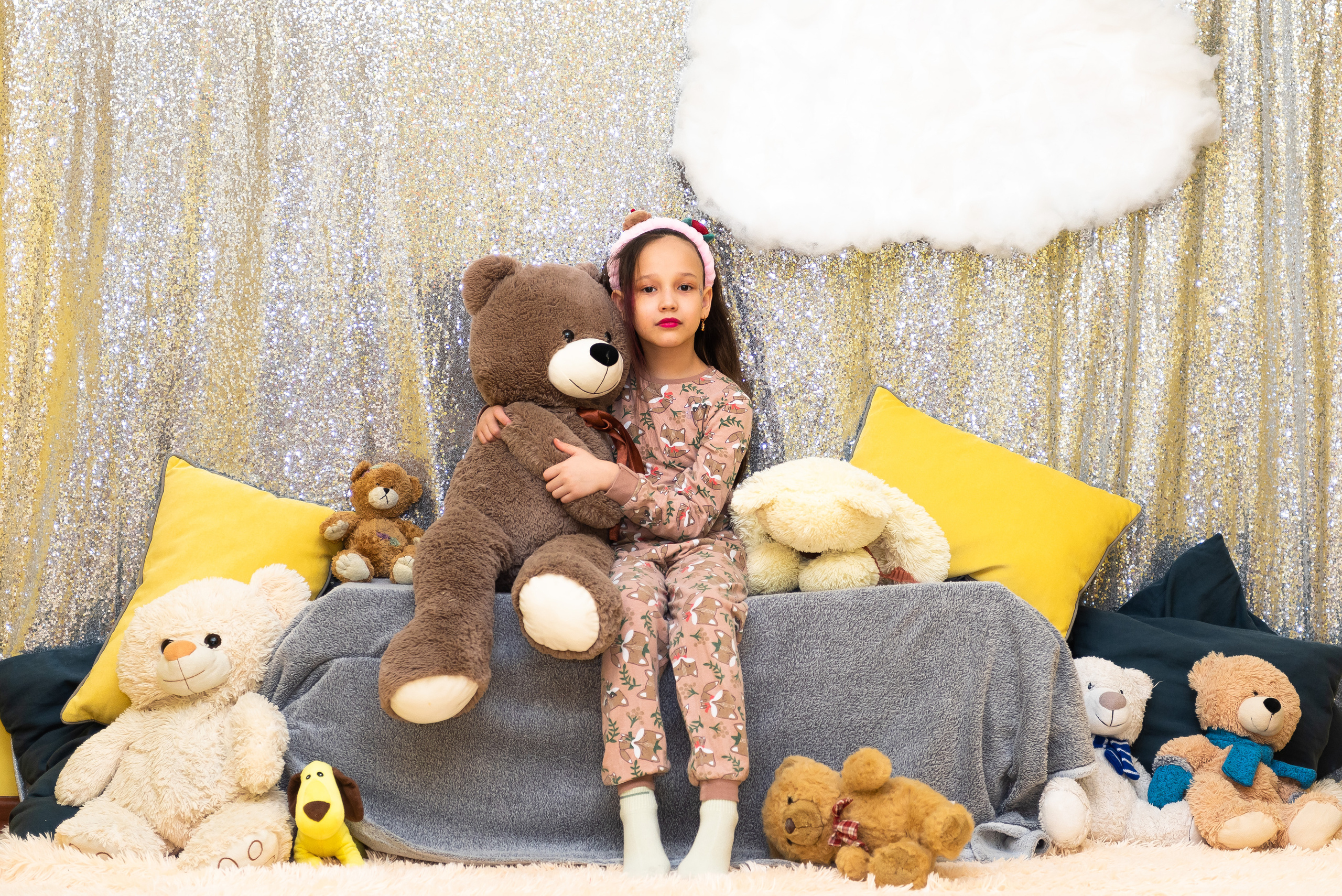 Пижамная вечеринка в игровом центре. Репортажный фотограф в Москве Alena Sfotkaet