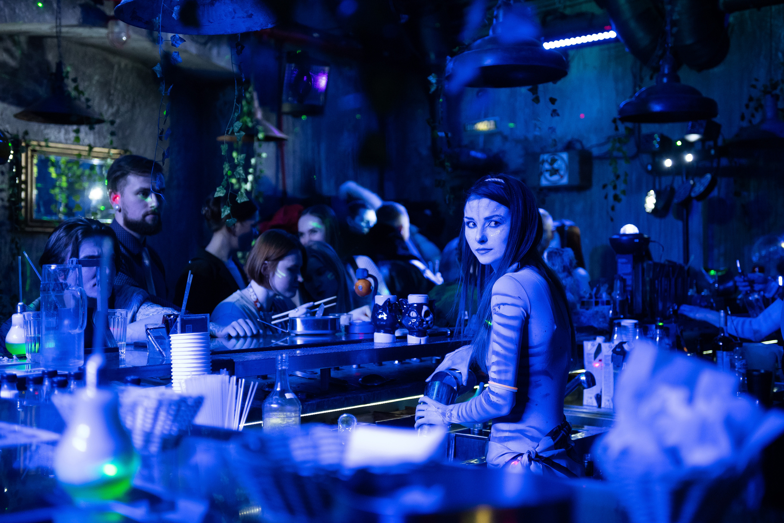 Аватар-вечеринка в баре. Репортажный фотограф в Москве Alena Sfotkaet