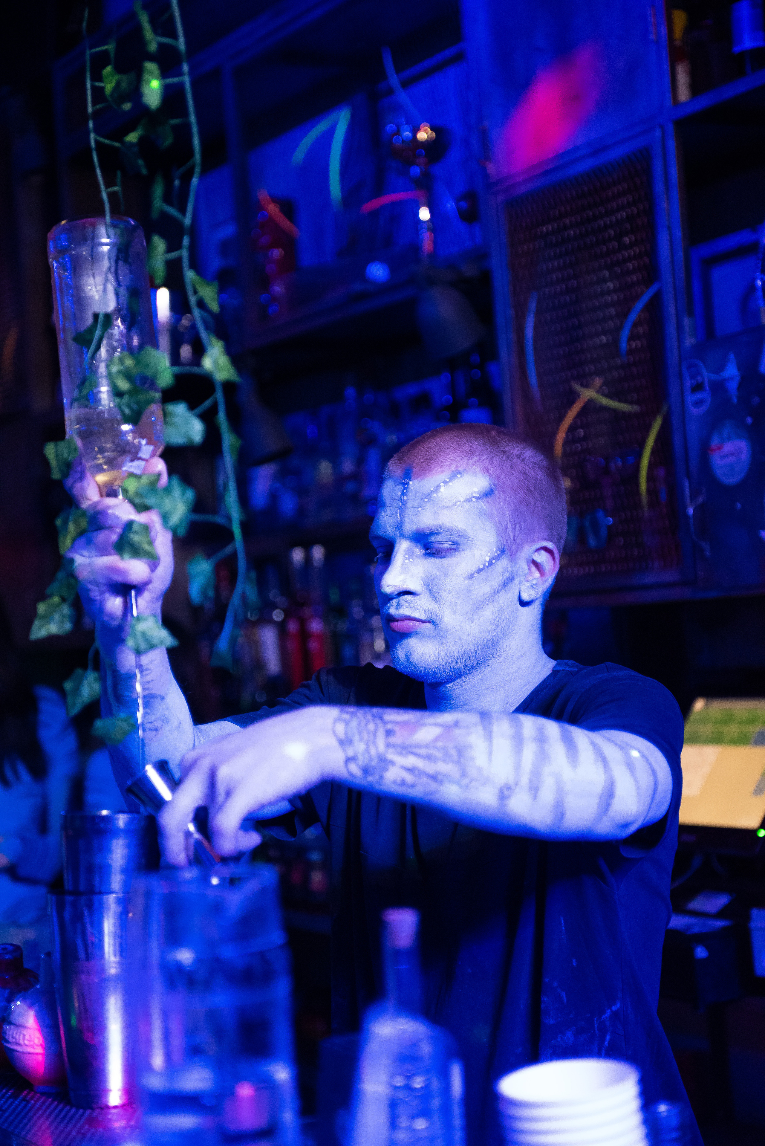 Аватар-вечеринка в баре. Репортажный фотограф в Москве Alena Sfotkaet