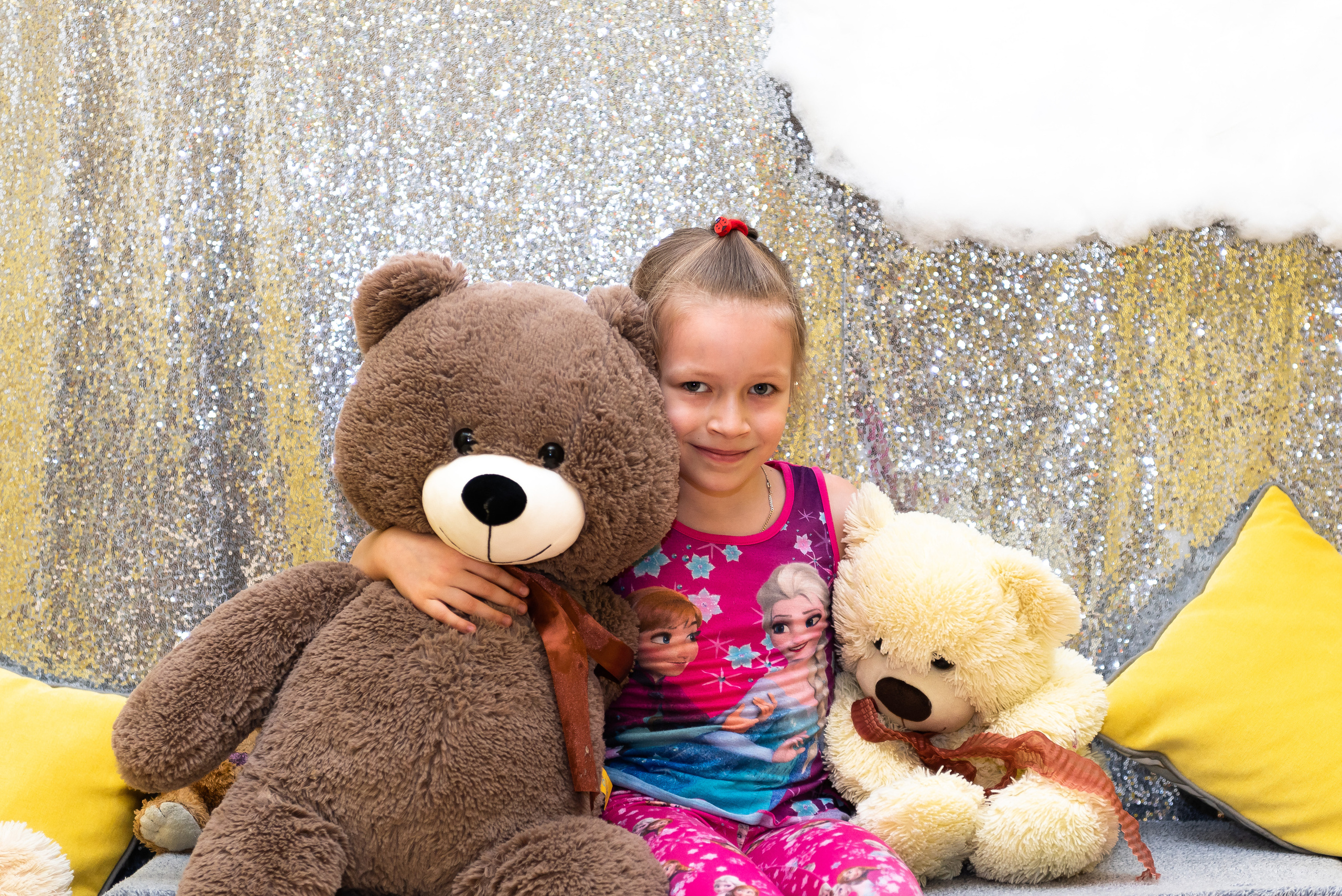 Пижамная вечеринка в игровом центре. Репортажный фотограф в Москве Alena Sfotkaet