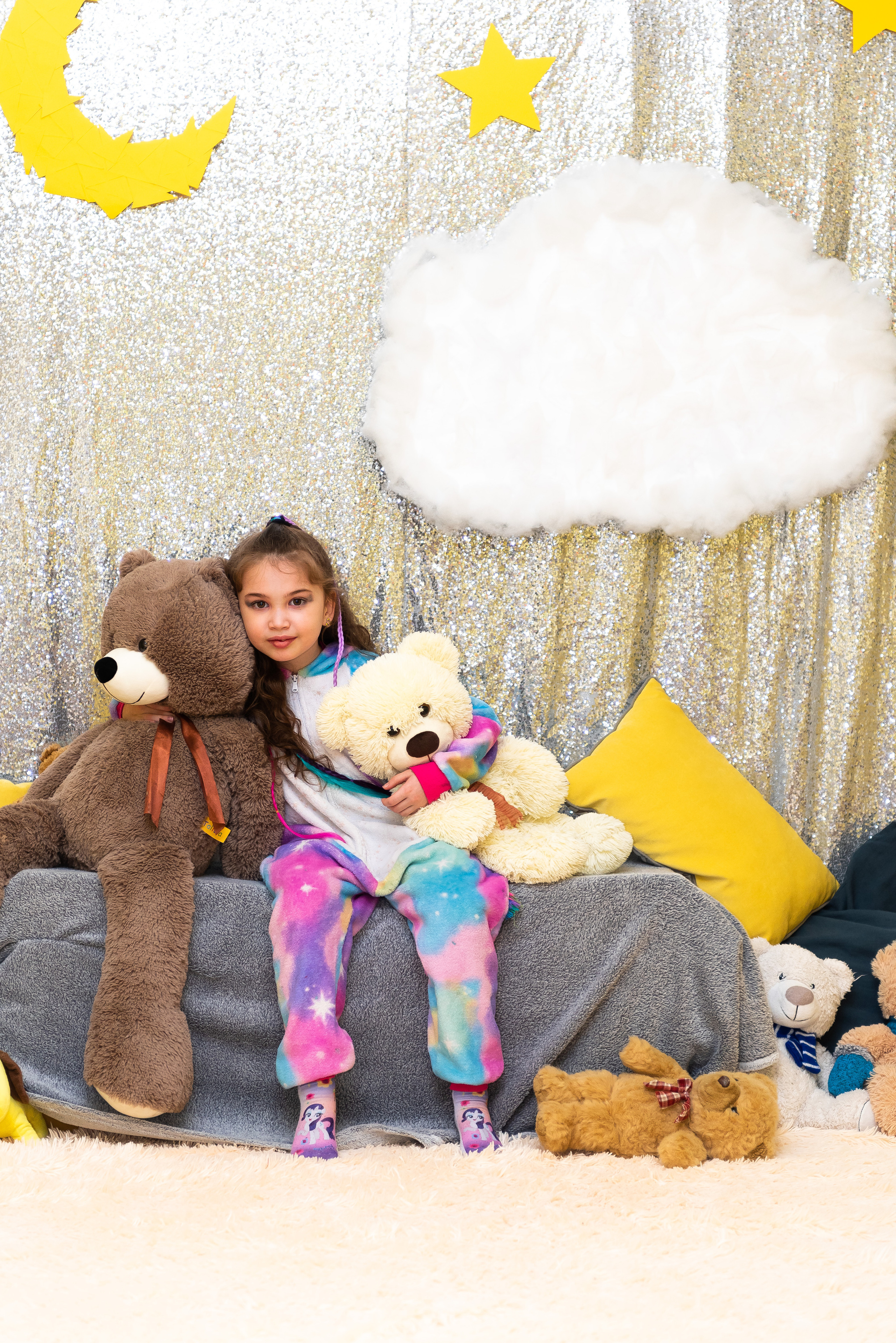 Пижамная вечеринка в игровом центре. Репортажный фотограф в Москве Alena Sfotkaet