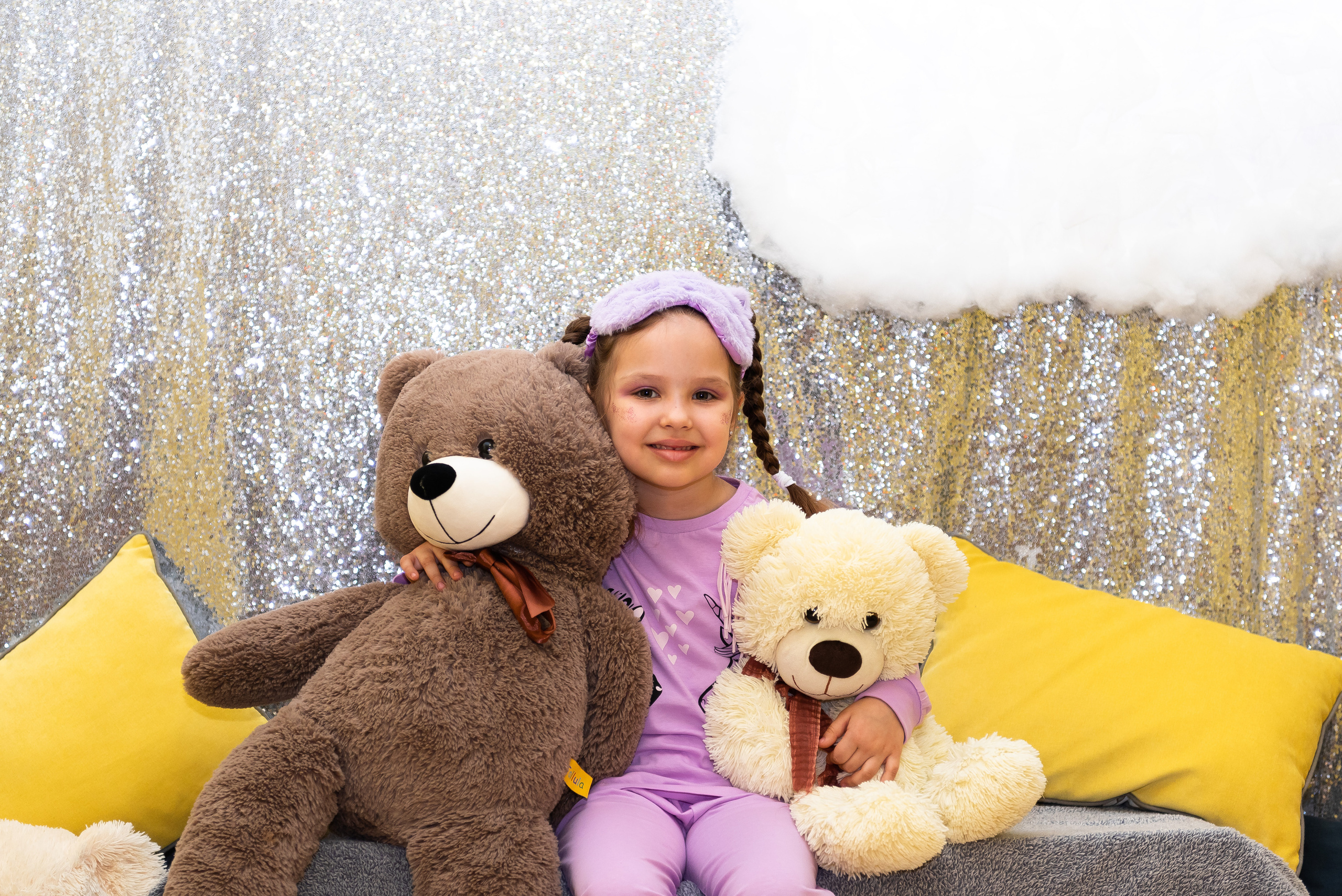 Пижамная вечеринка в игровом центре. Репортажный фотограф в Москве Alena Sfotkaet