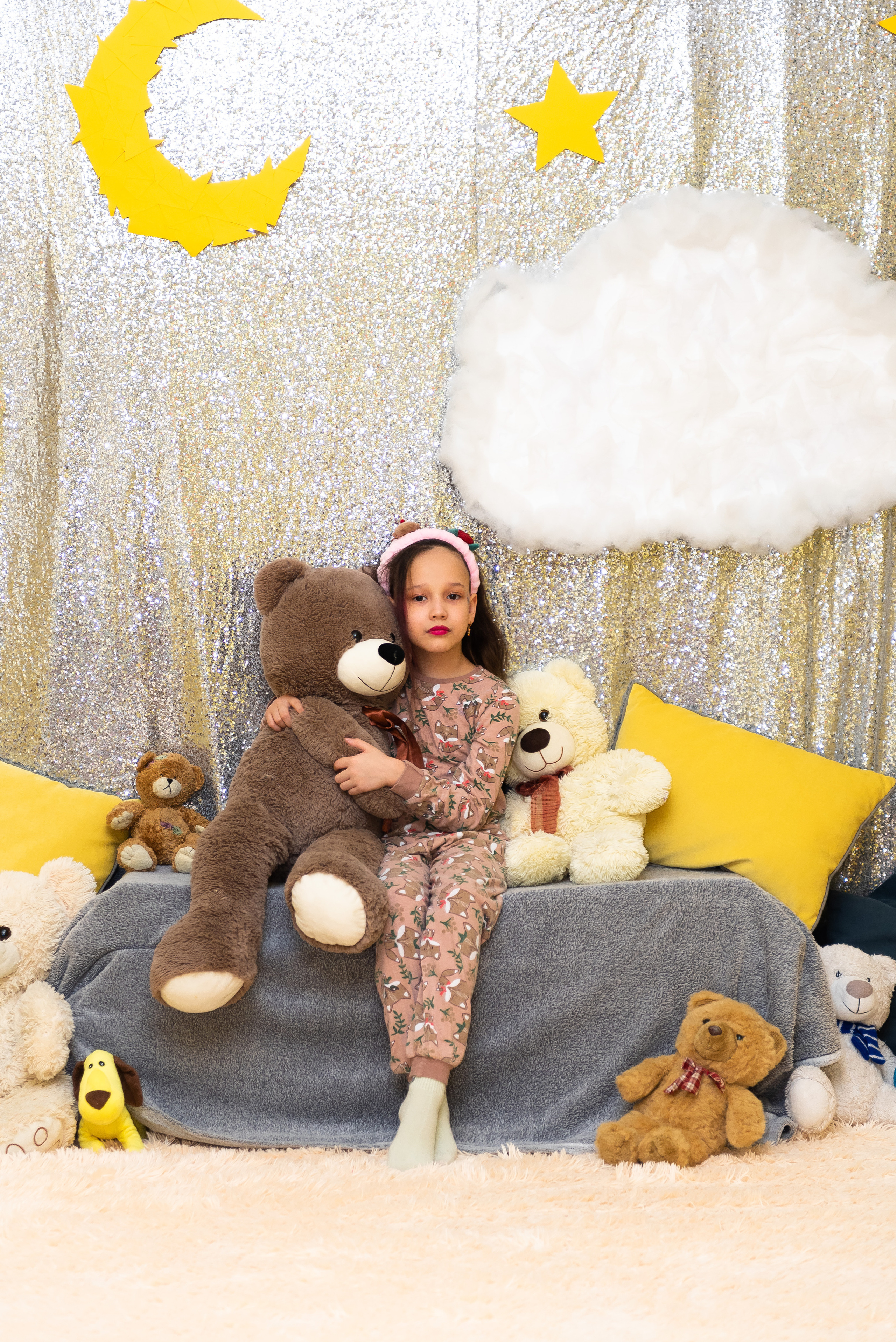 Пижамная вечеринка в игровом центре. Репортажный фотограф в Москве Alena Sfotkaet