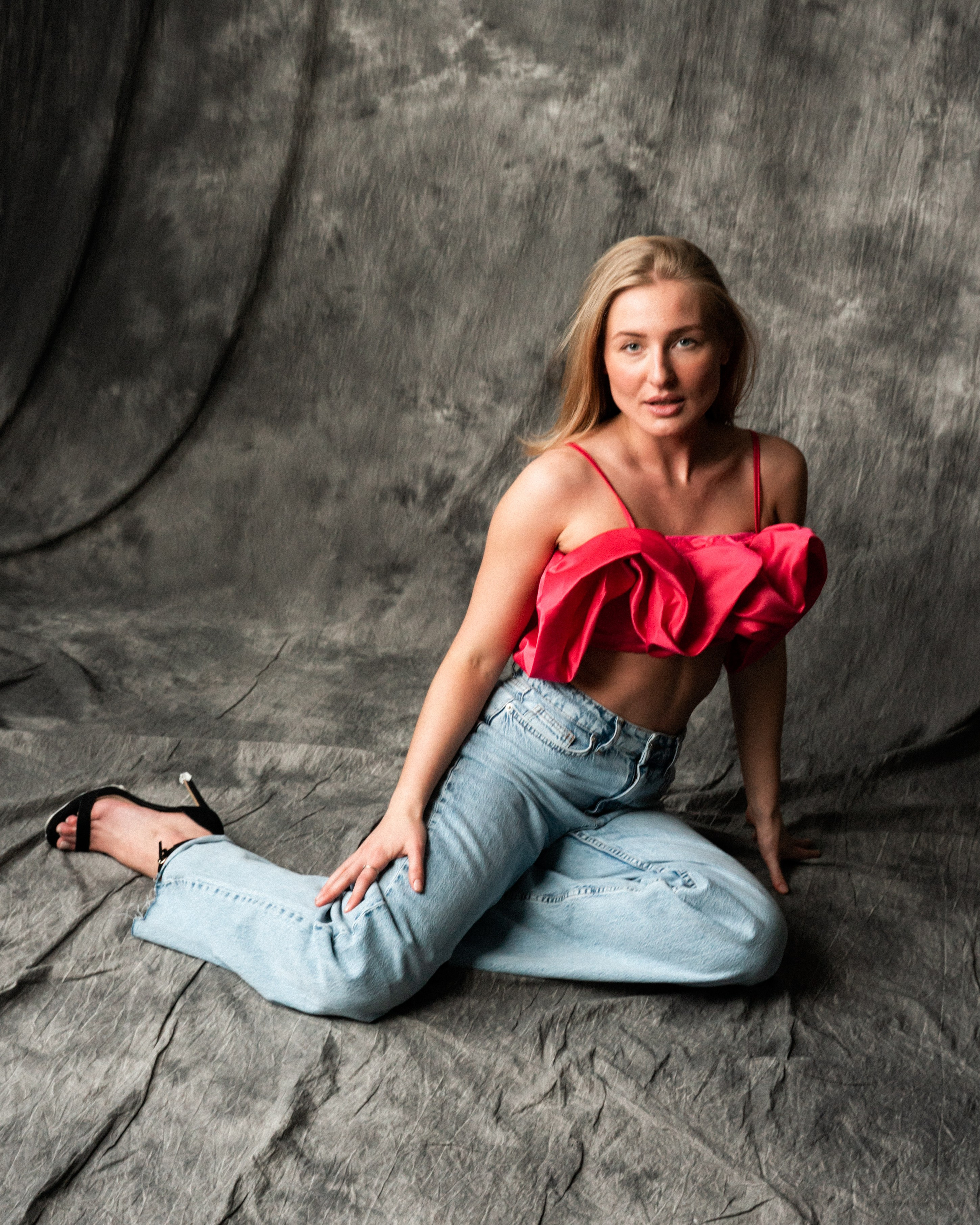 Вероника — съемка в студии