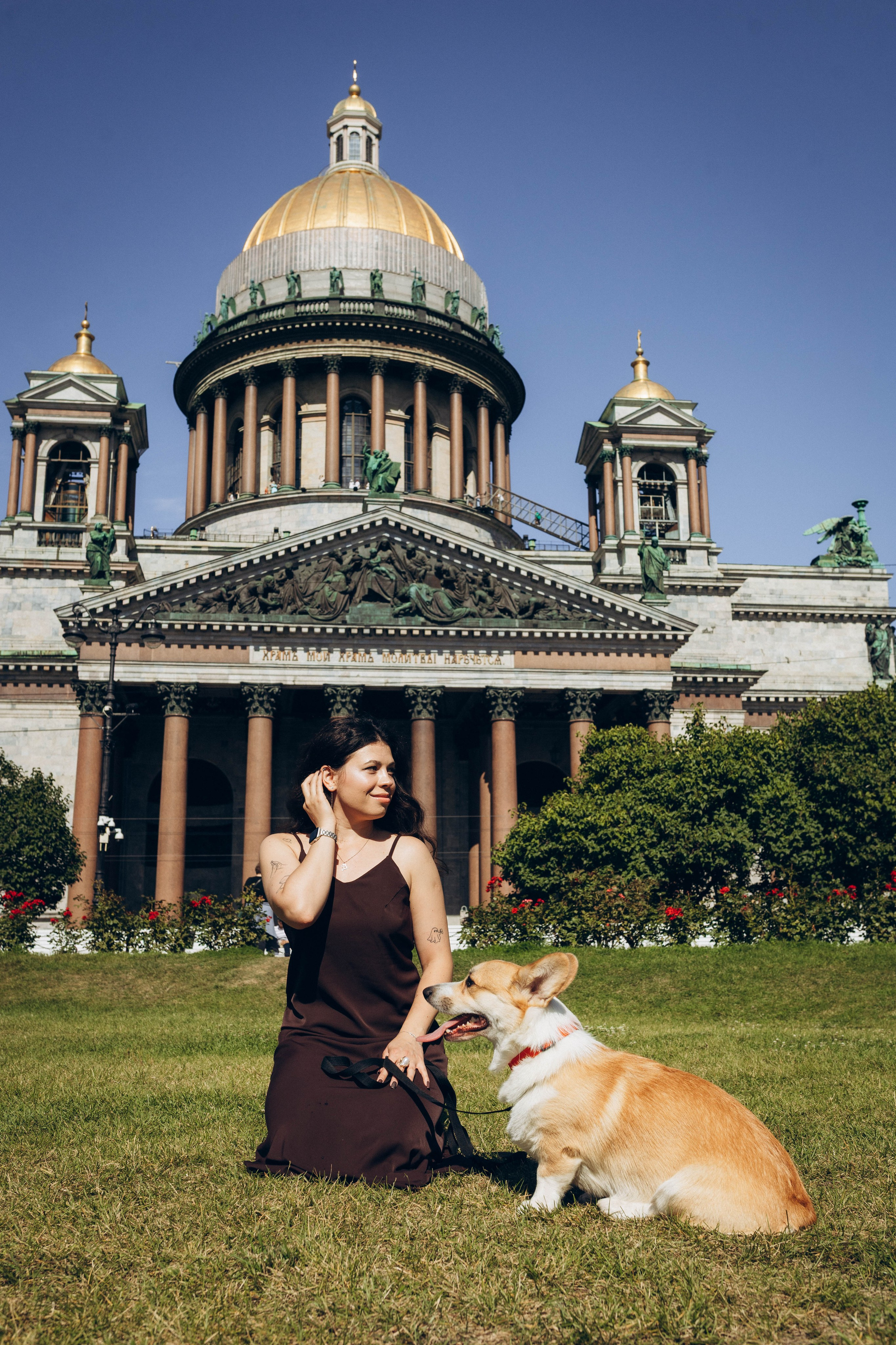 Фотосессия с собакой. Фотограф в Санкт-Петербурге Полина