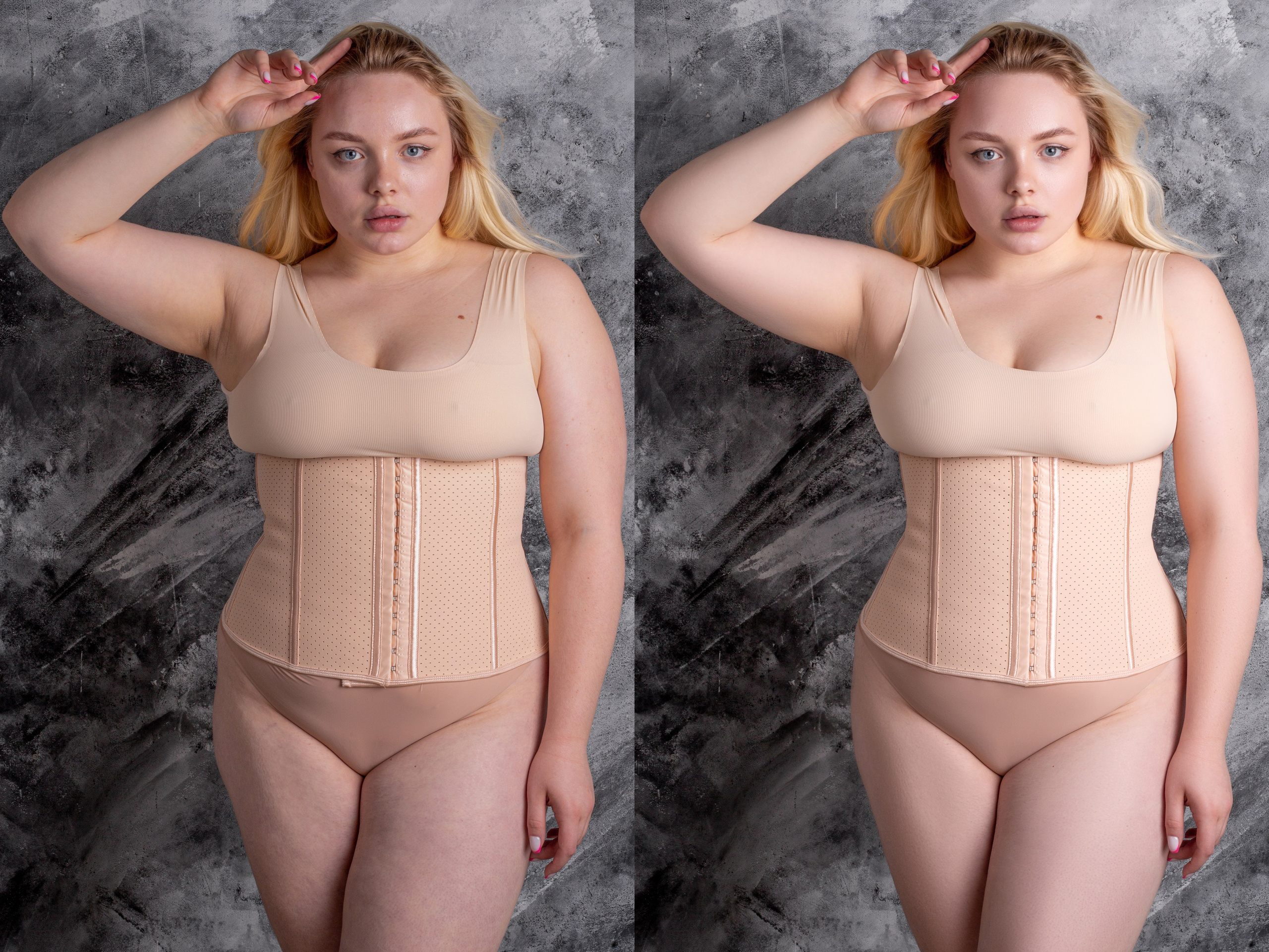 Деликатная обработка портретов для рекламы нижнего белья | Студия SVITHART