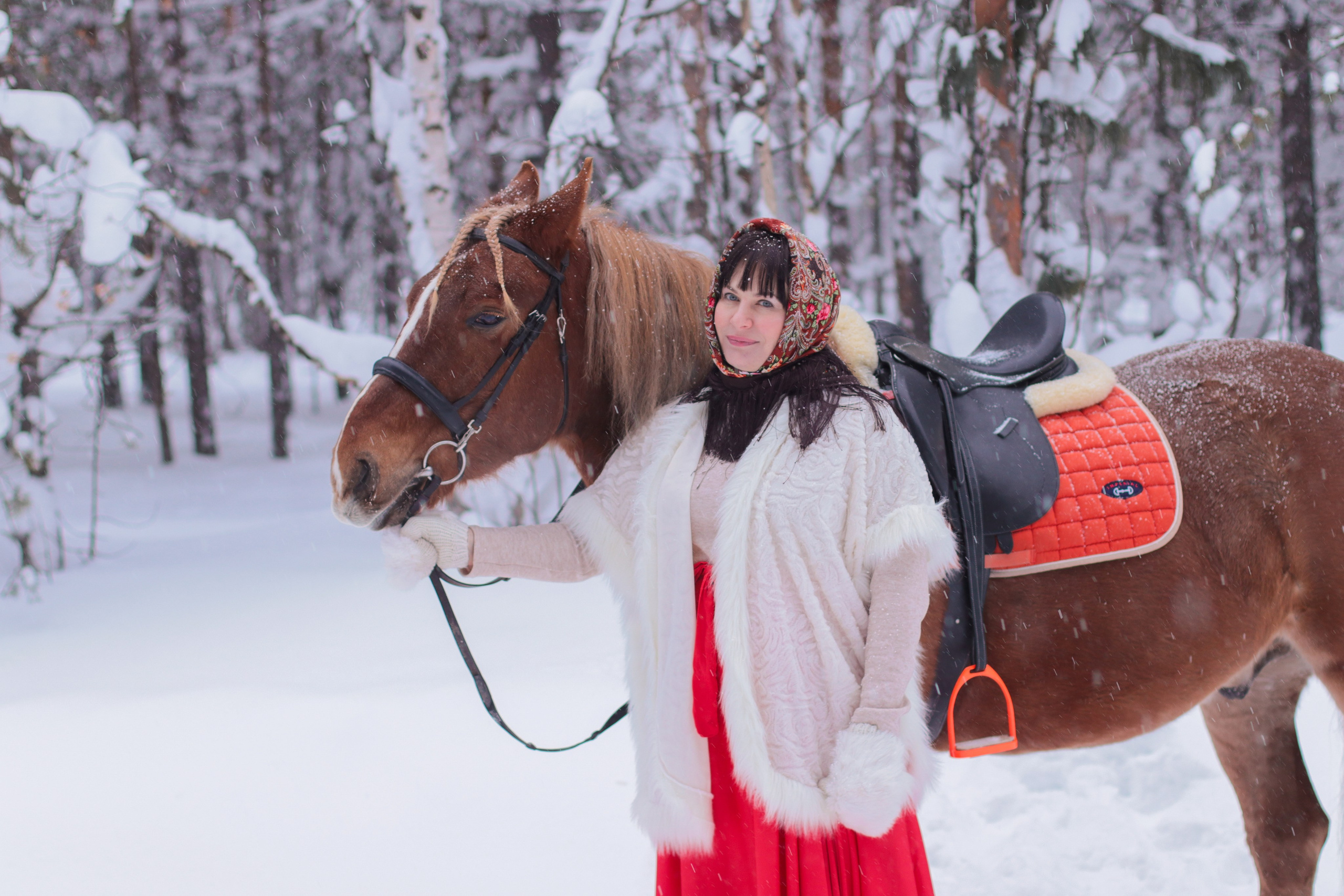 Конные съемки зимой. Фотограф в Сургуте Брызгунова Анастасия