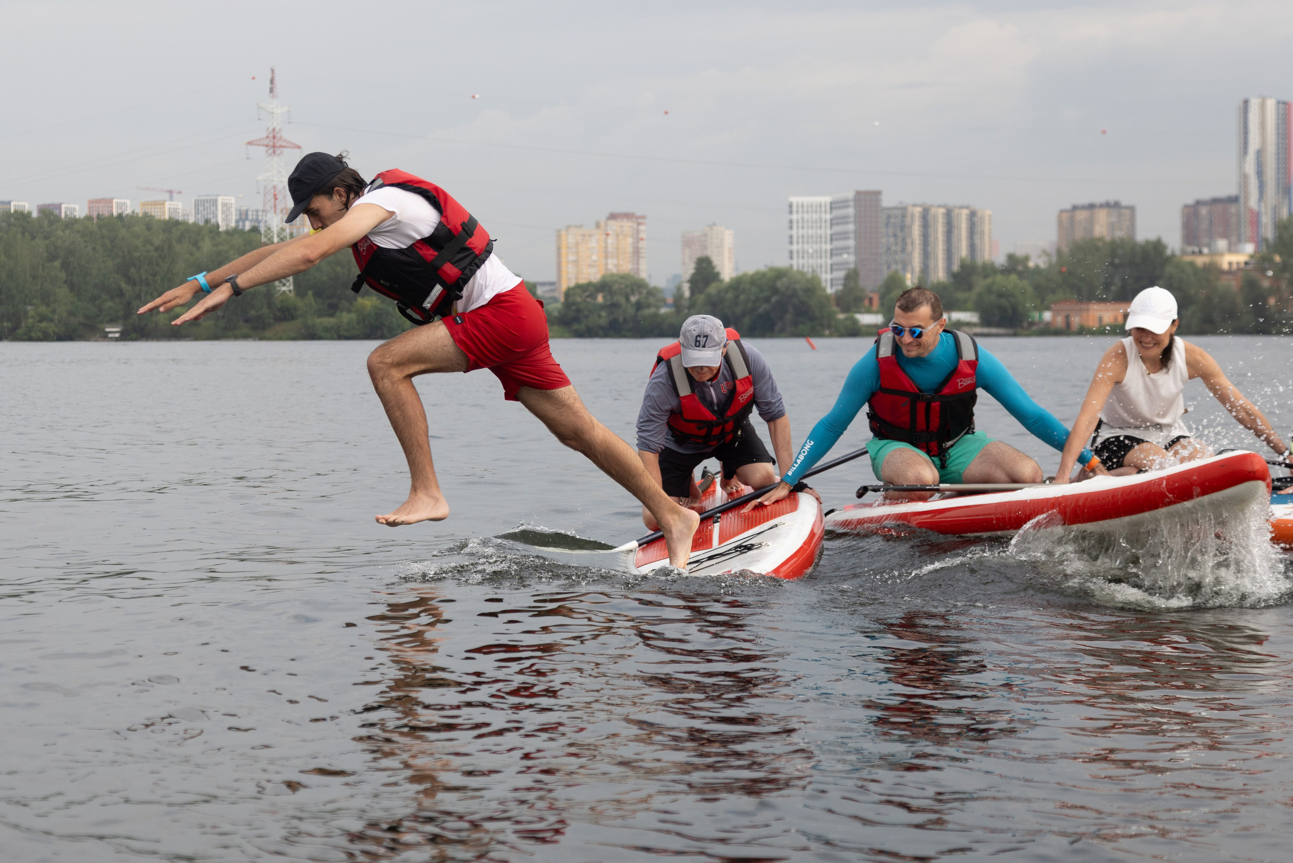 SUP Boarding. Спортивный и корпоративный фотограф в Москве Олег Беспалов
