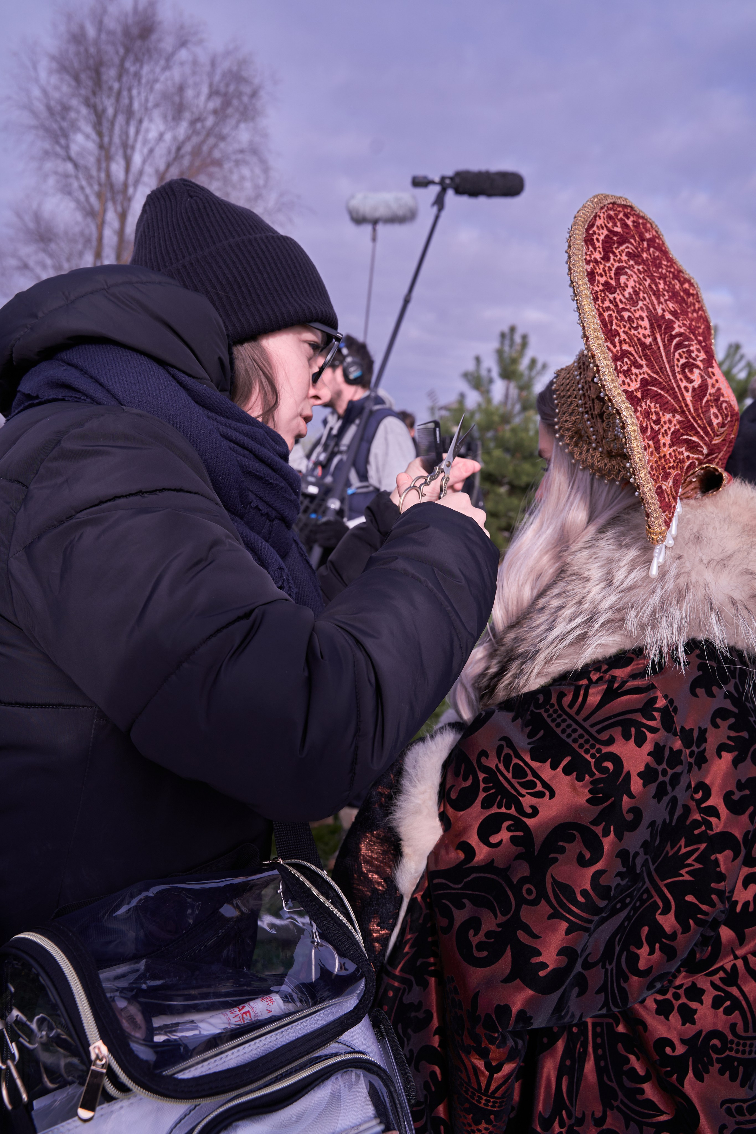 Бекстейдж съемки сериала. Krasnopoliophoto