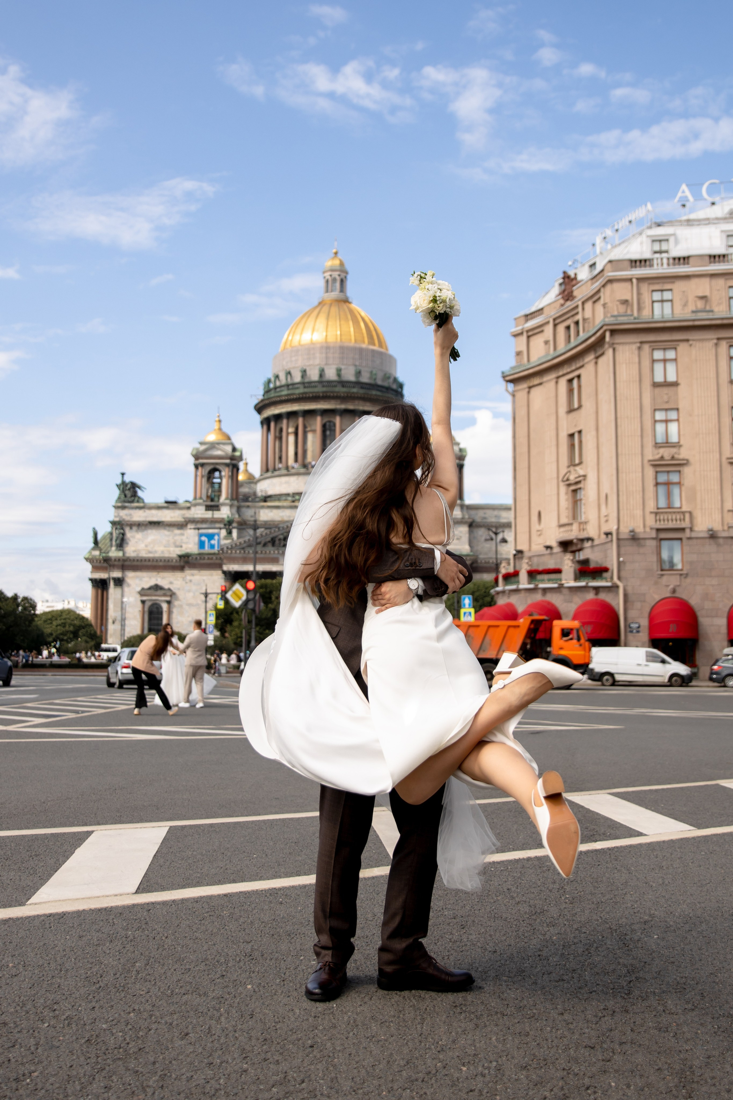 Анна и Александр / Прогулка + ЗАГС. Свадебный и семейный фотограф в Москве Диана Левченко